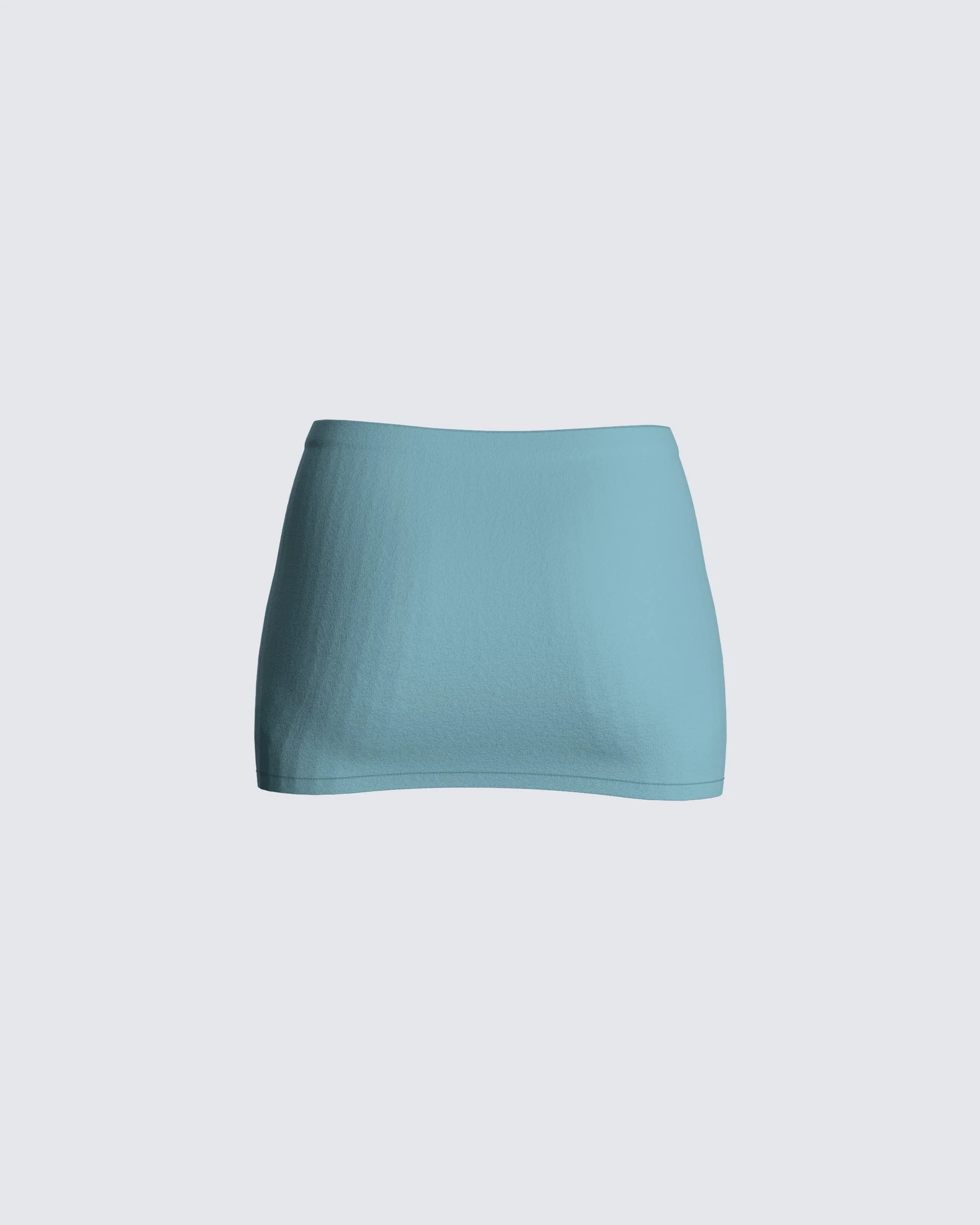 Jones Blue Mini Skirt - Image 3