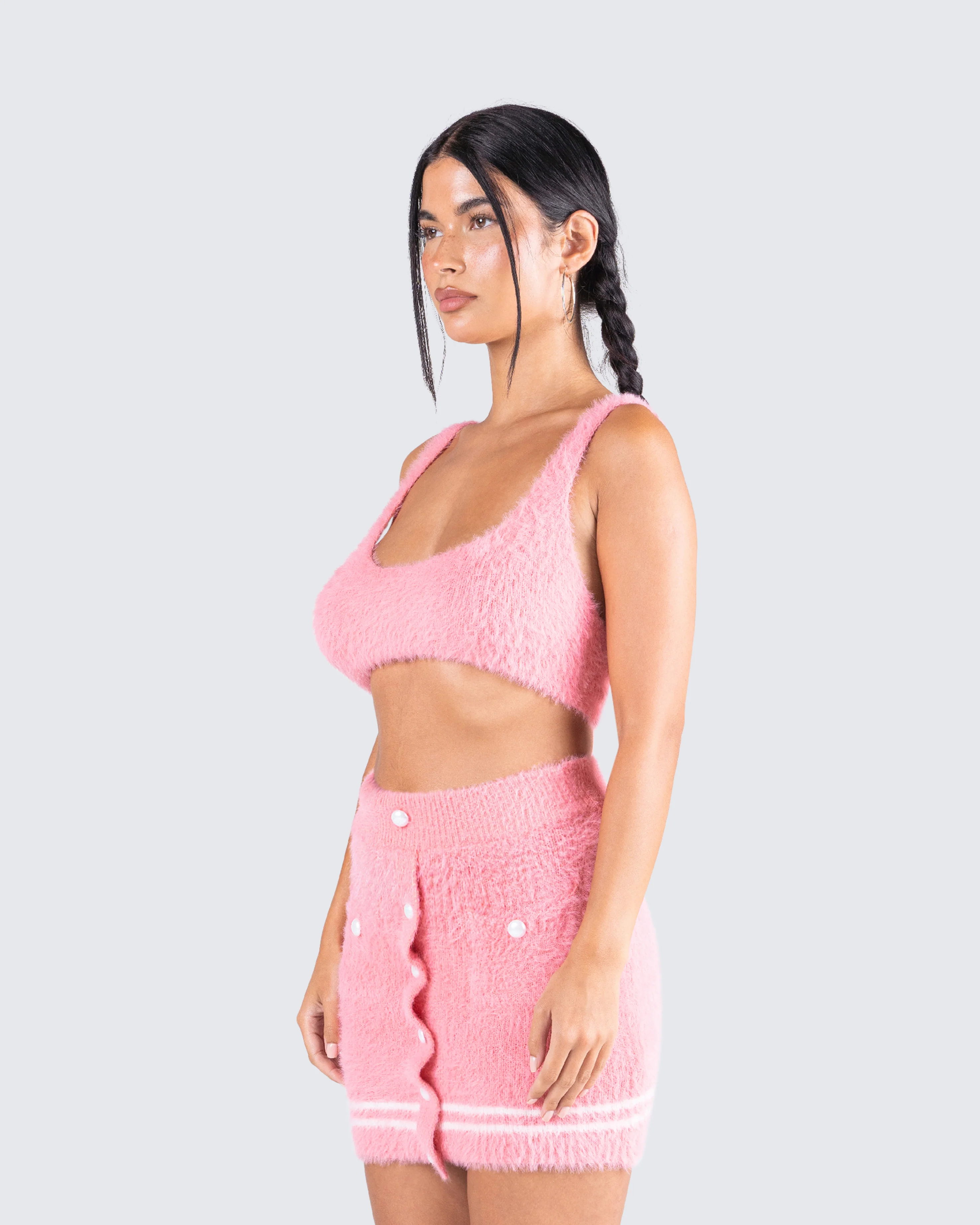 Joss Knit Scoop Neck Cropped Top - Image 5