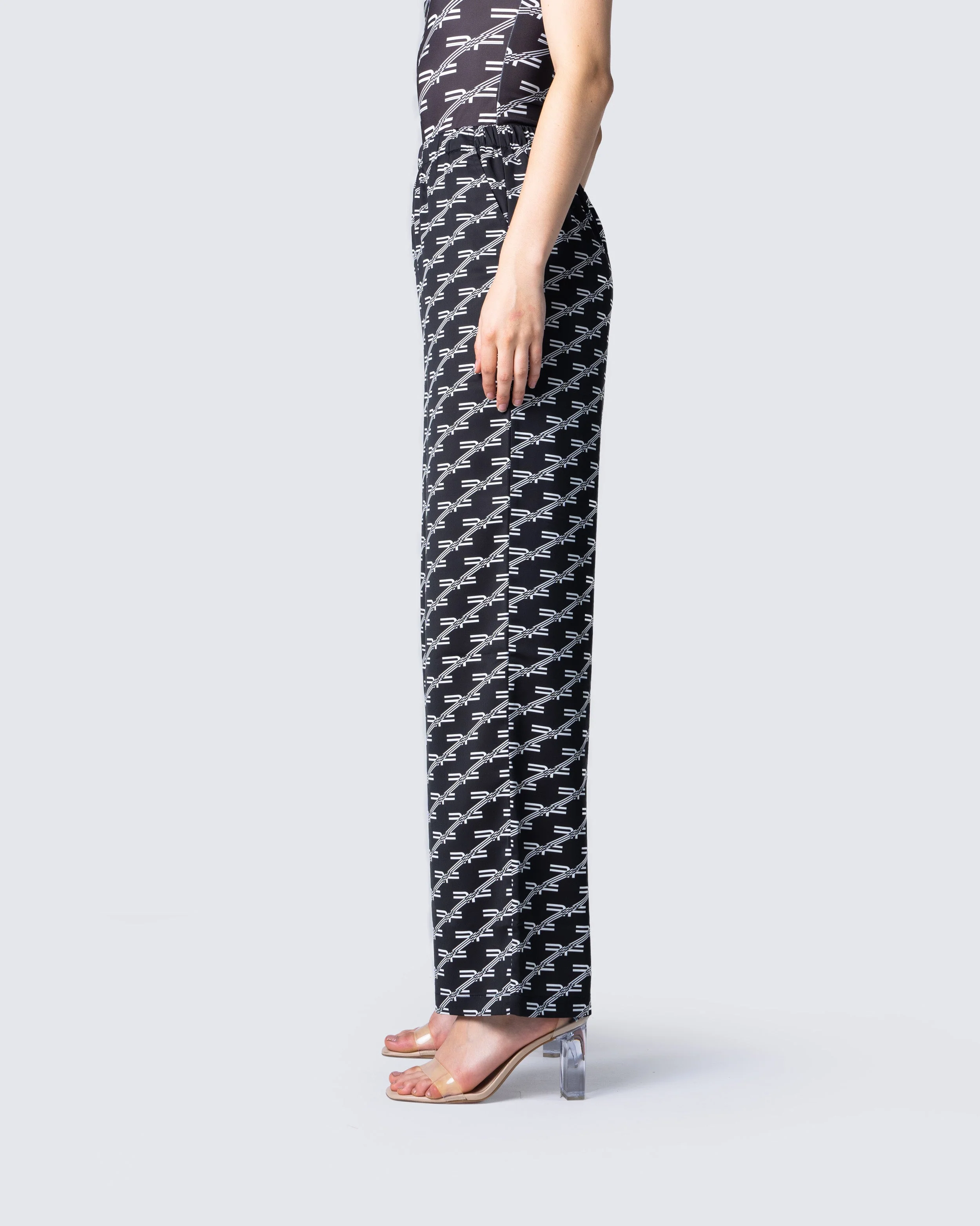 Joy Logo Print High Waist Pant - Image 5