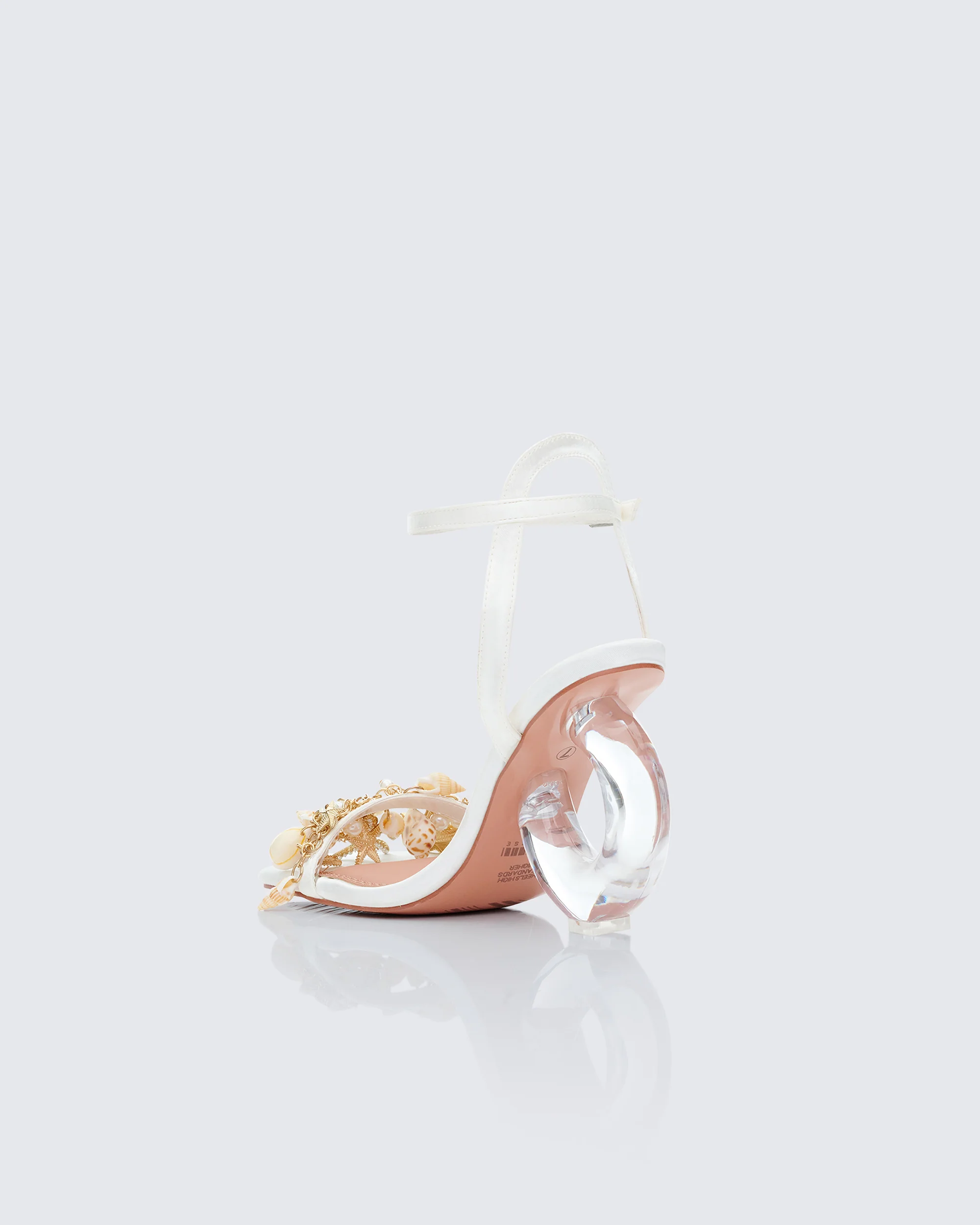 Jude Gold Seashell Charm Sandal - Image 3
