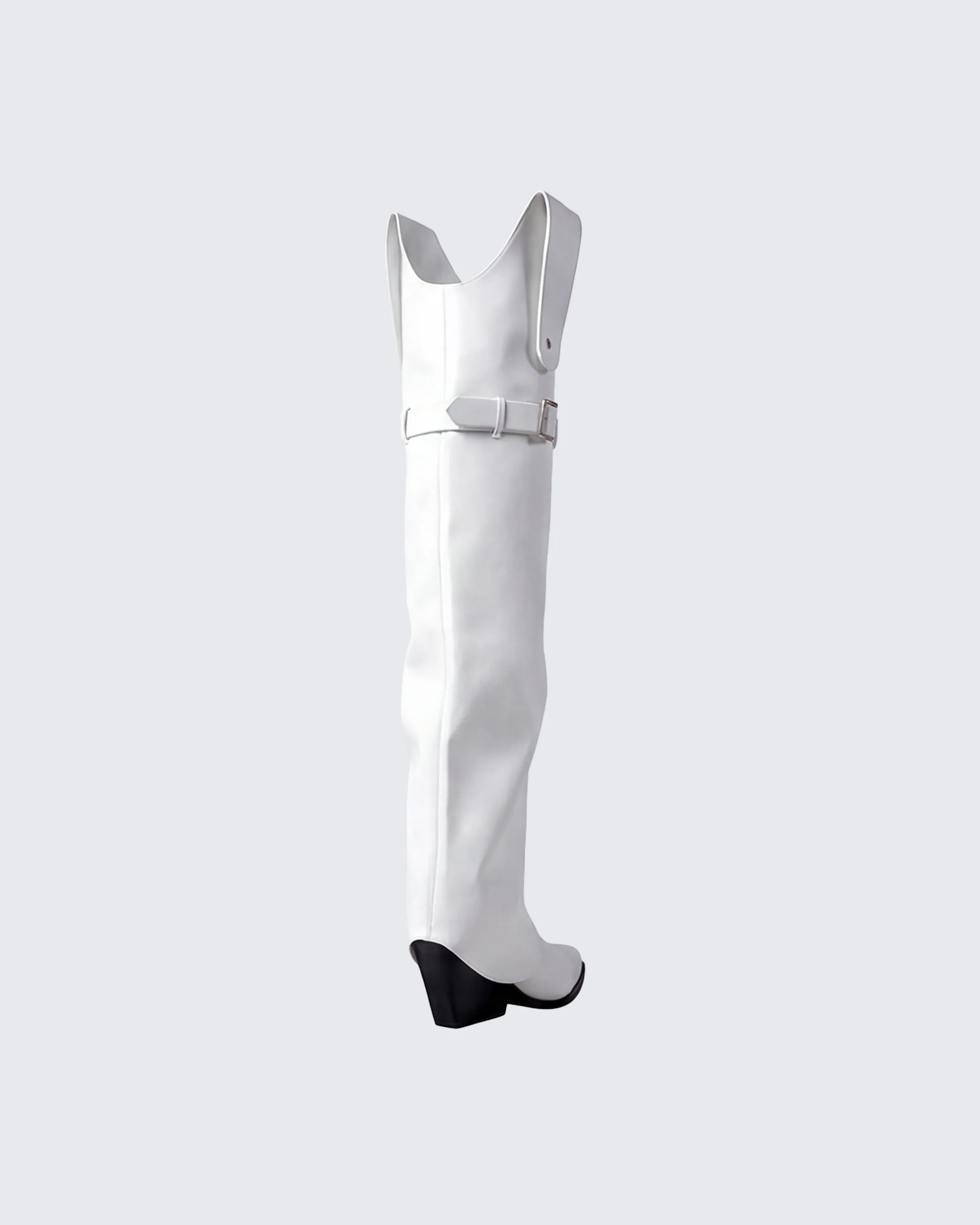 Jupiter White Convertible Boot - Image 3