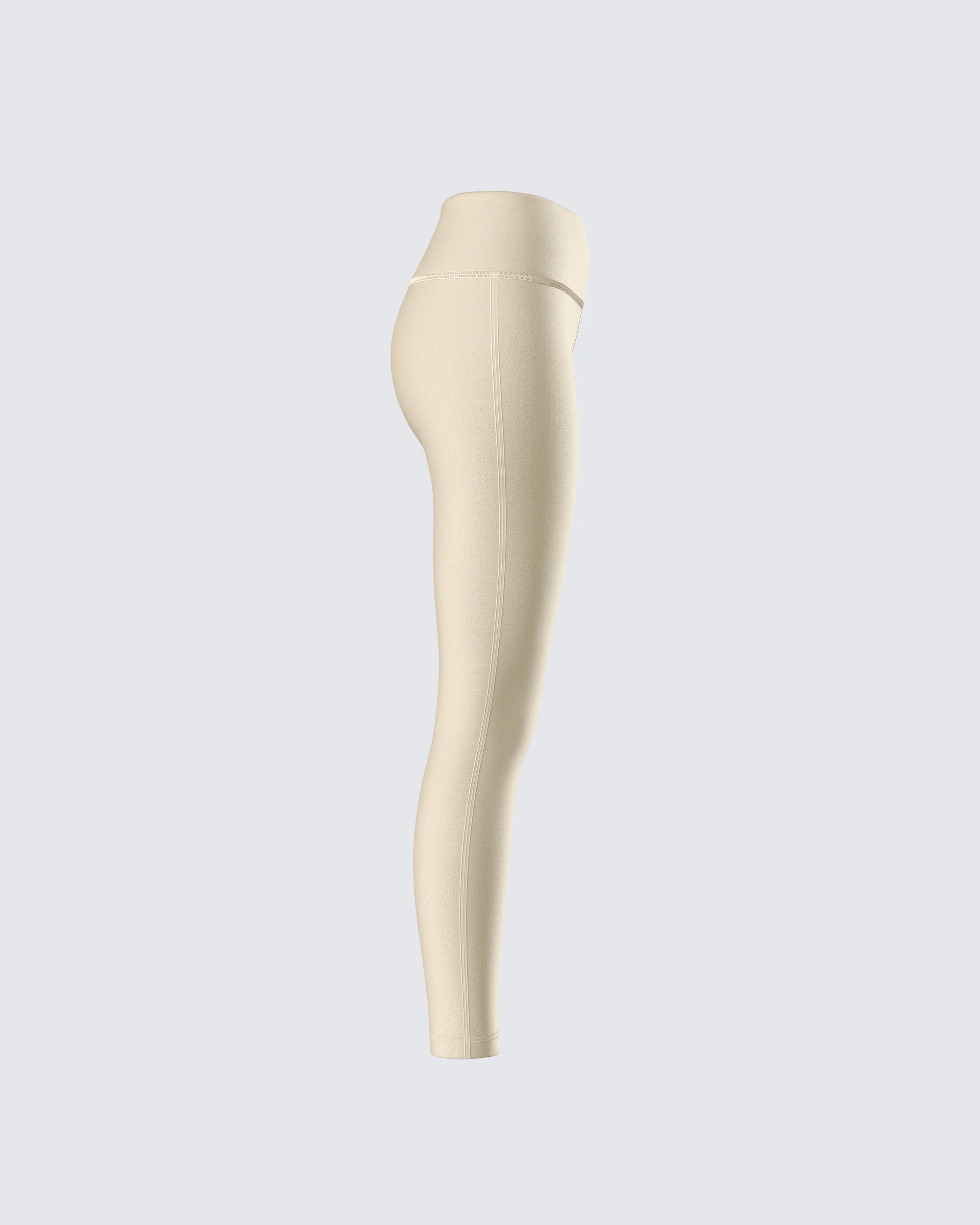 Jyn Khaki Jersey Leggings - Image 2