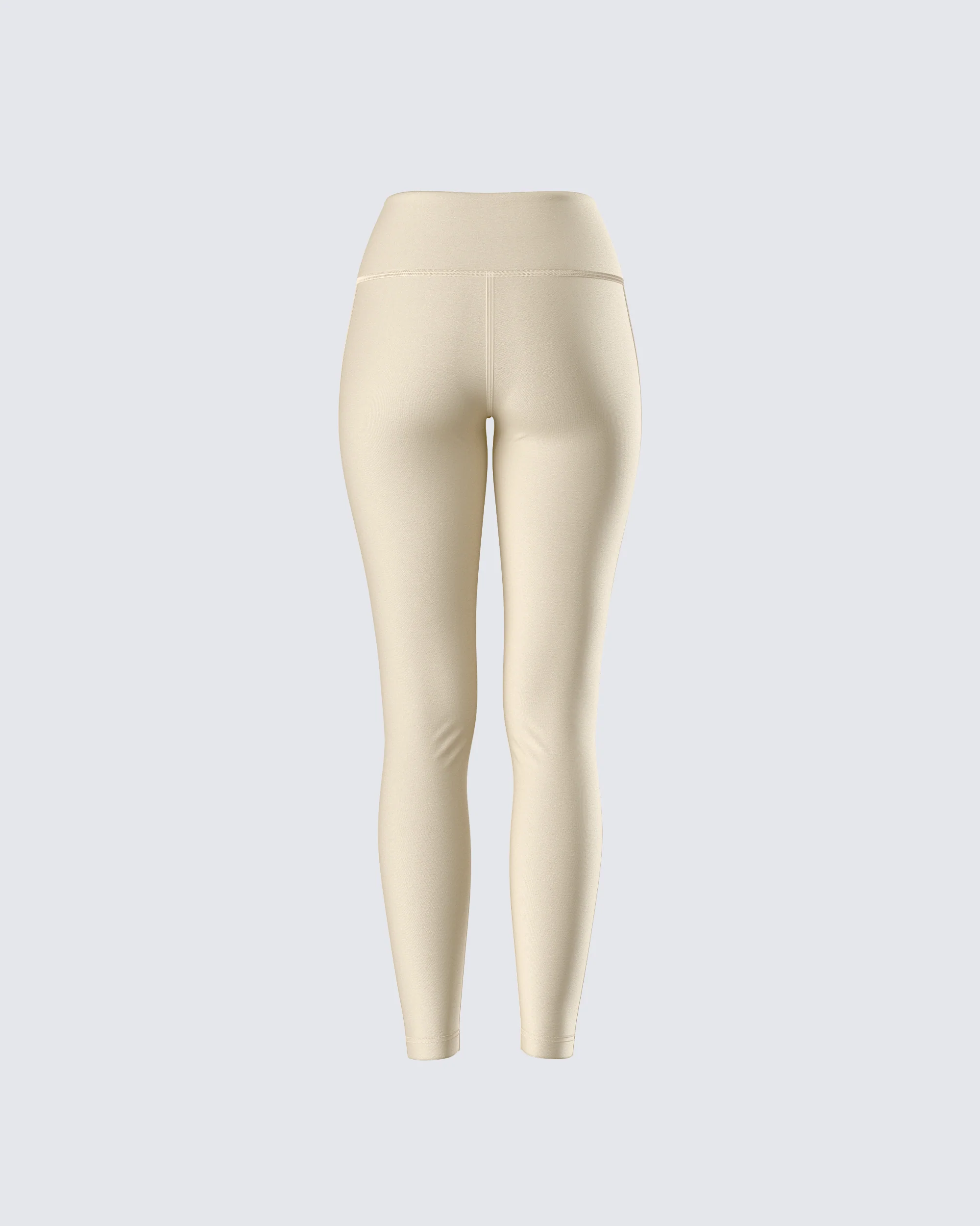 Jyn Khaki Jersey Leggings - Image 3