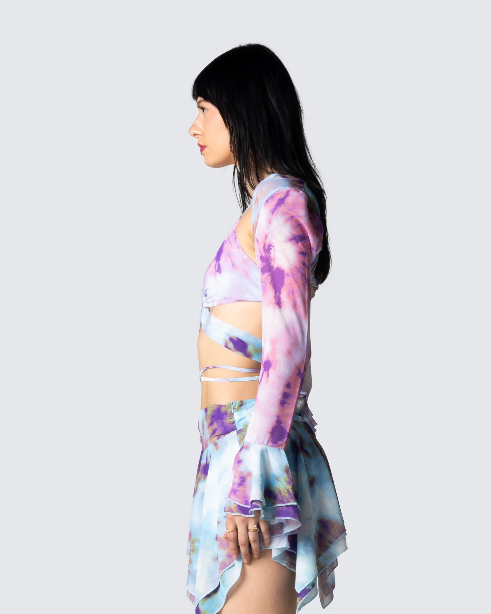 Kadence Tie Dye Print Top - Image 6
