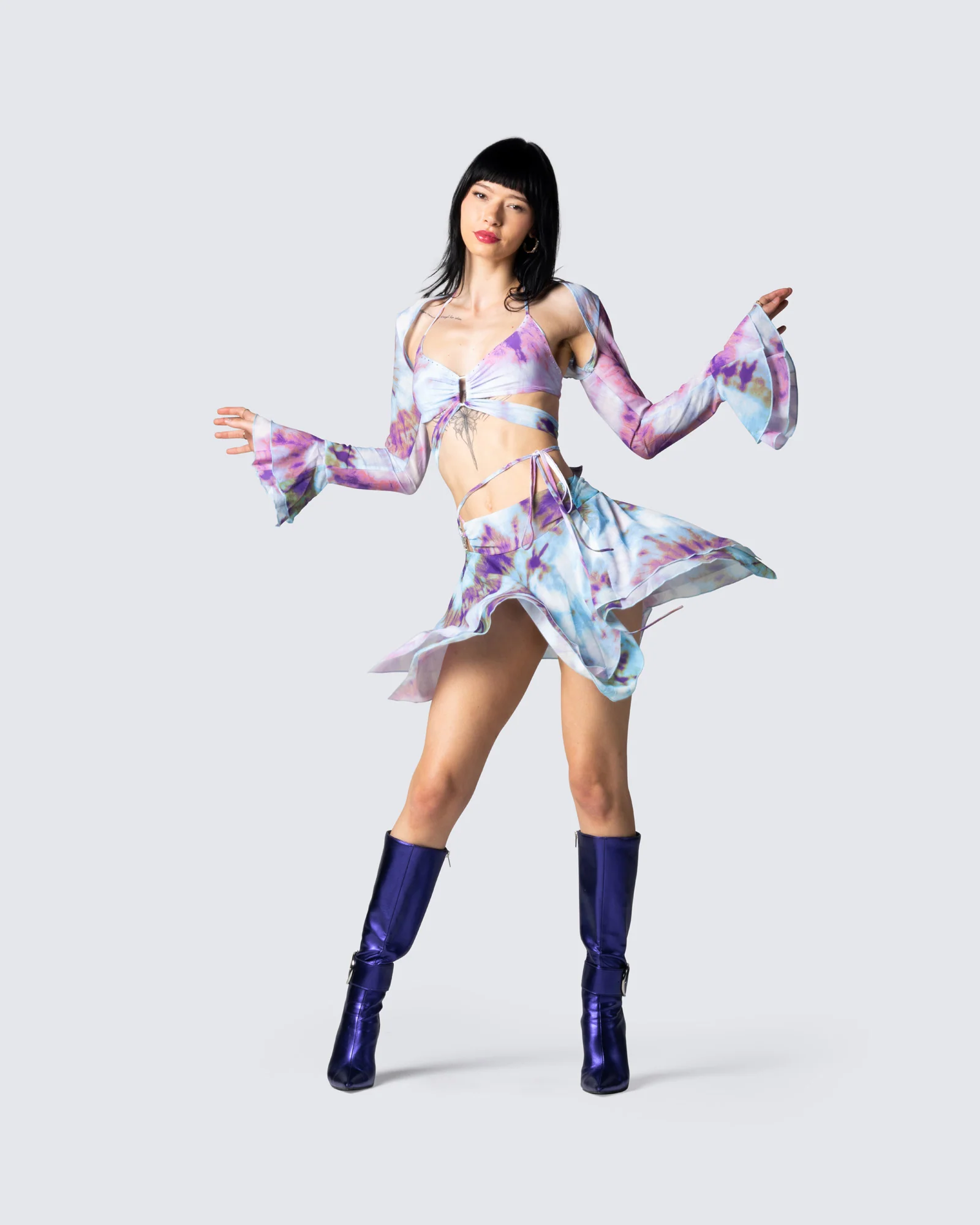 Kadence Tie Dye Print Top - Image 7