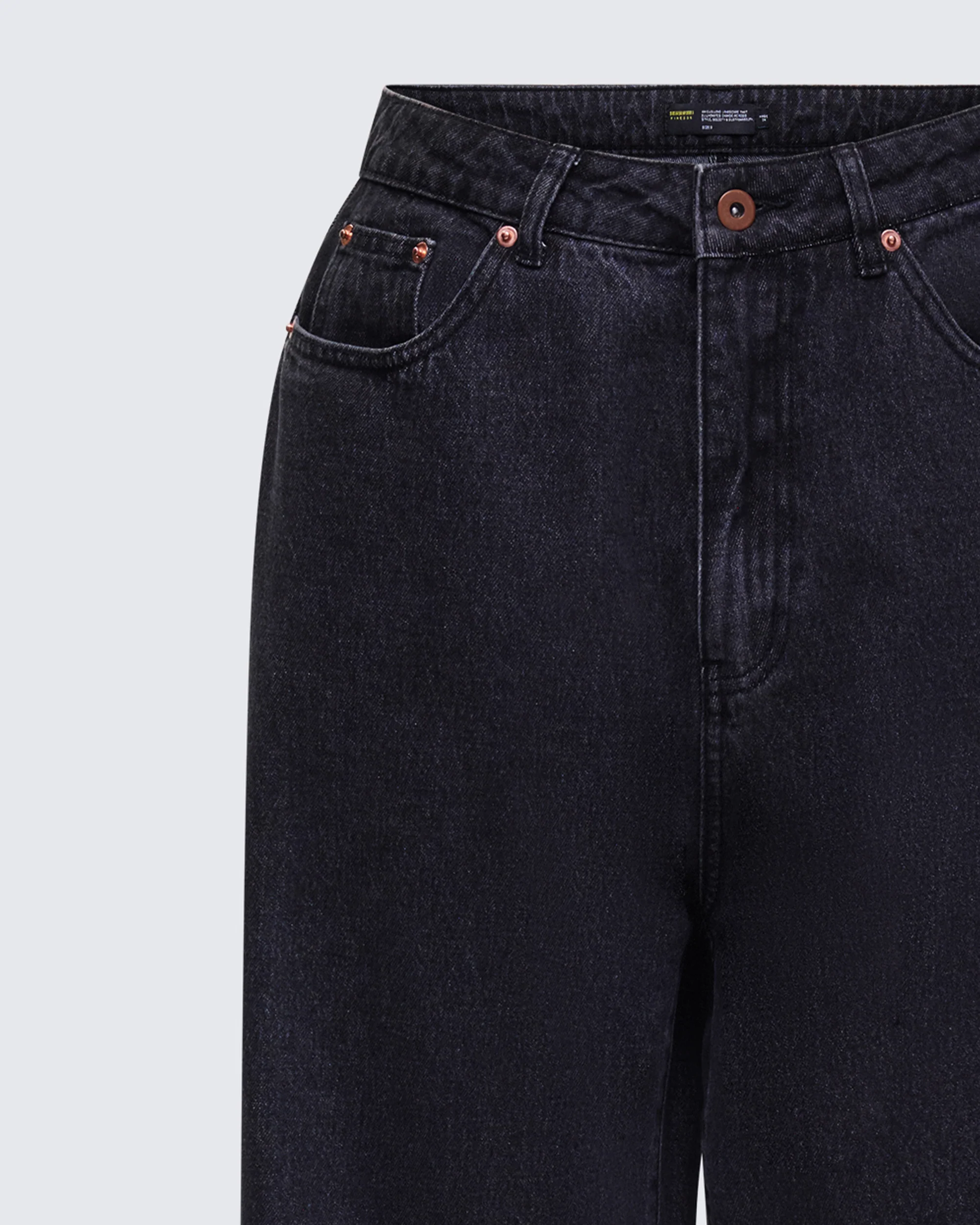 Kai Black Washed Balloon Pant - Image 6