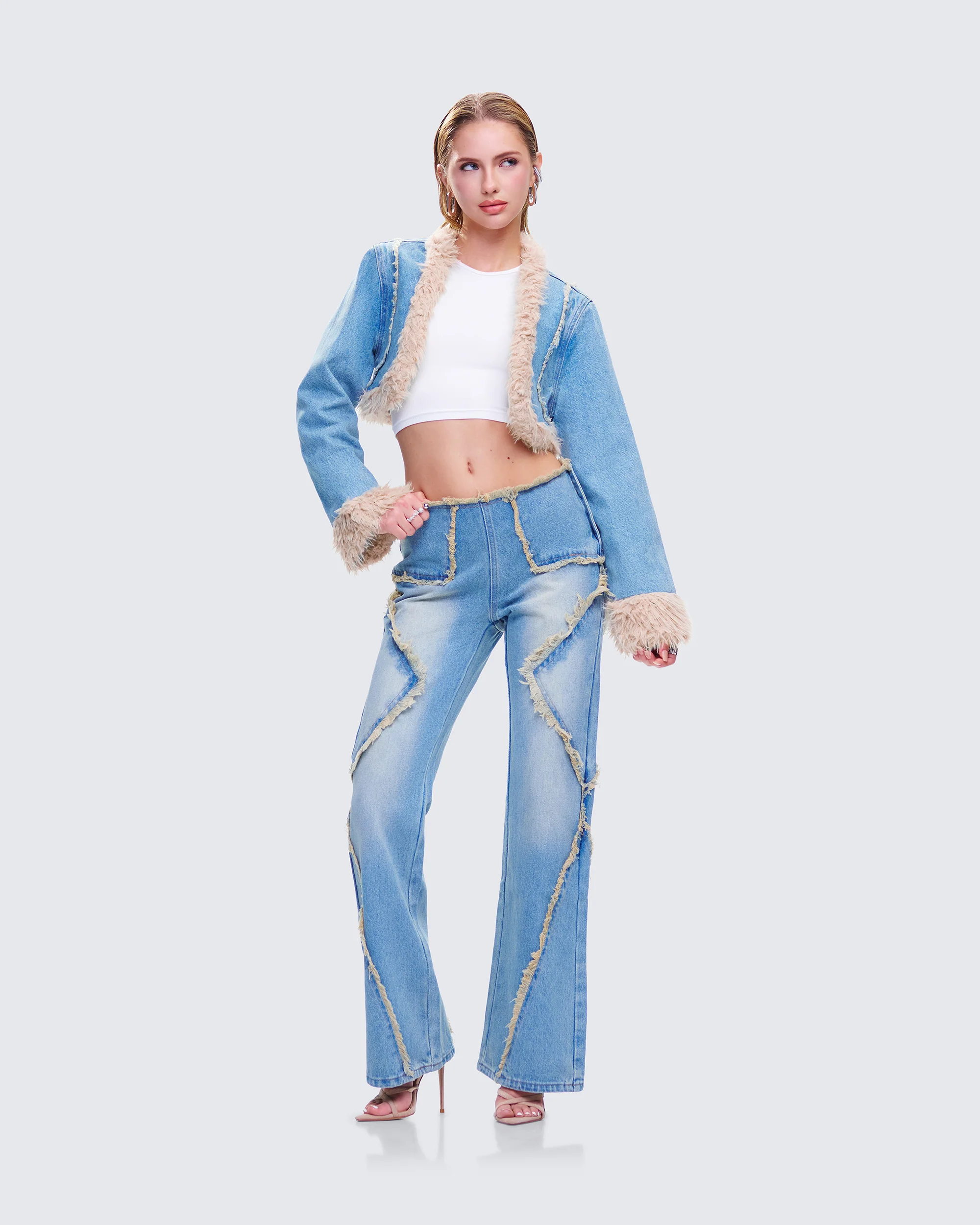 Kaiana Blue Denim Y2K Set - Image 5