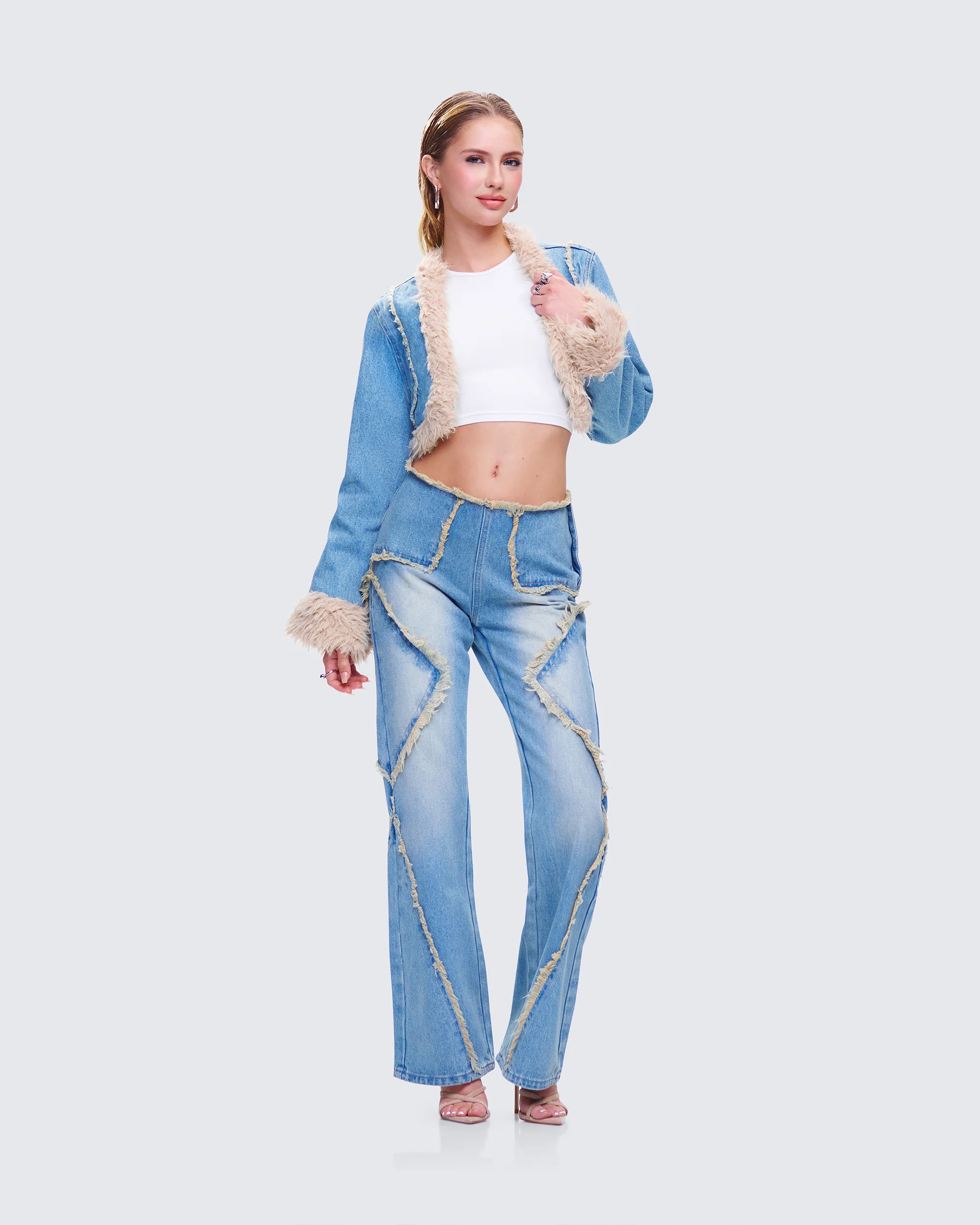 Kaiana Blue Denim Y2K Set - Image 6