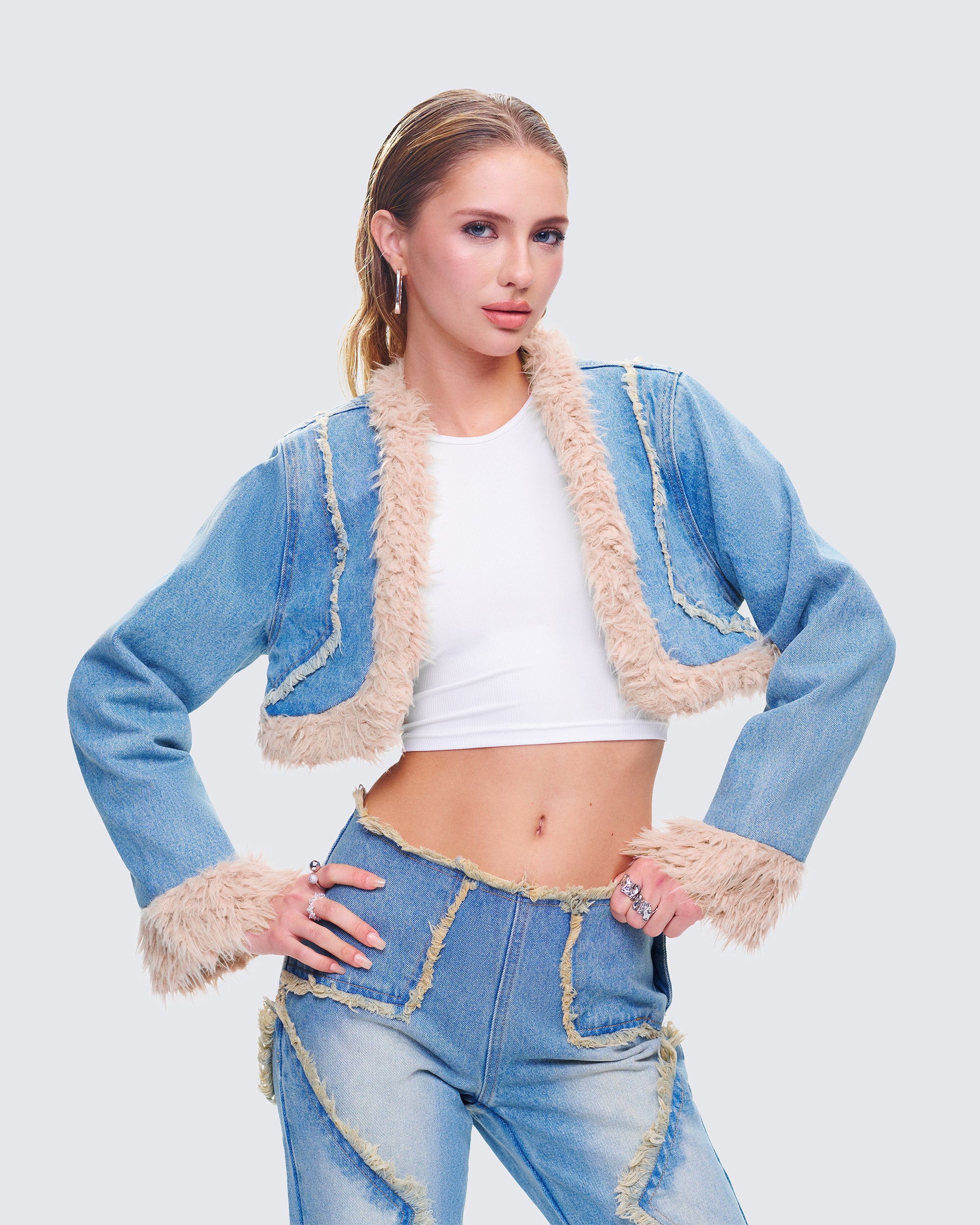 Kaiana Blue Denim Y2K Set - Image 8