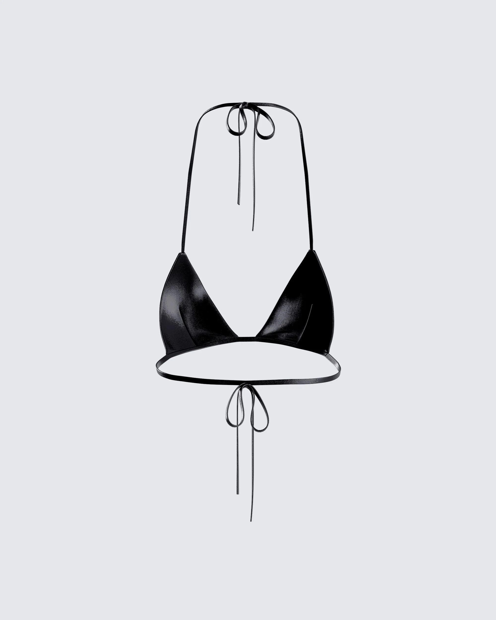 Kaito Black Triangle Bralette Top - Image 3