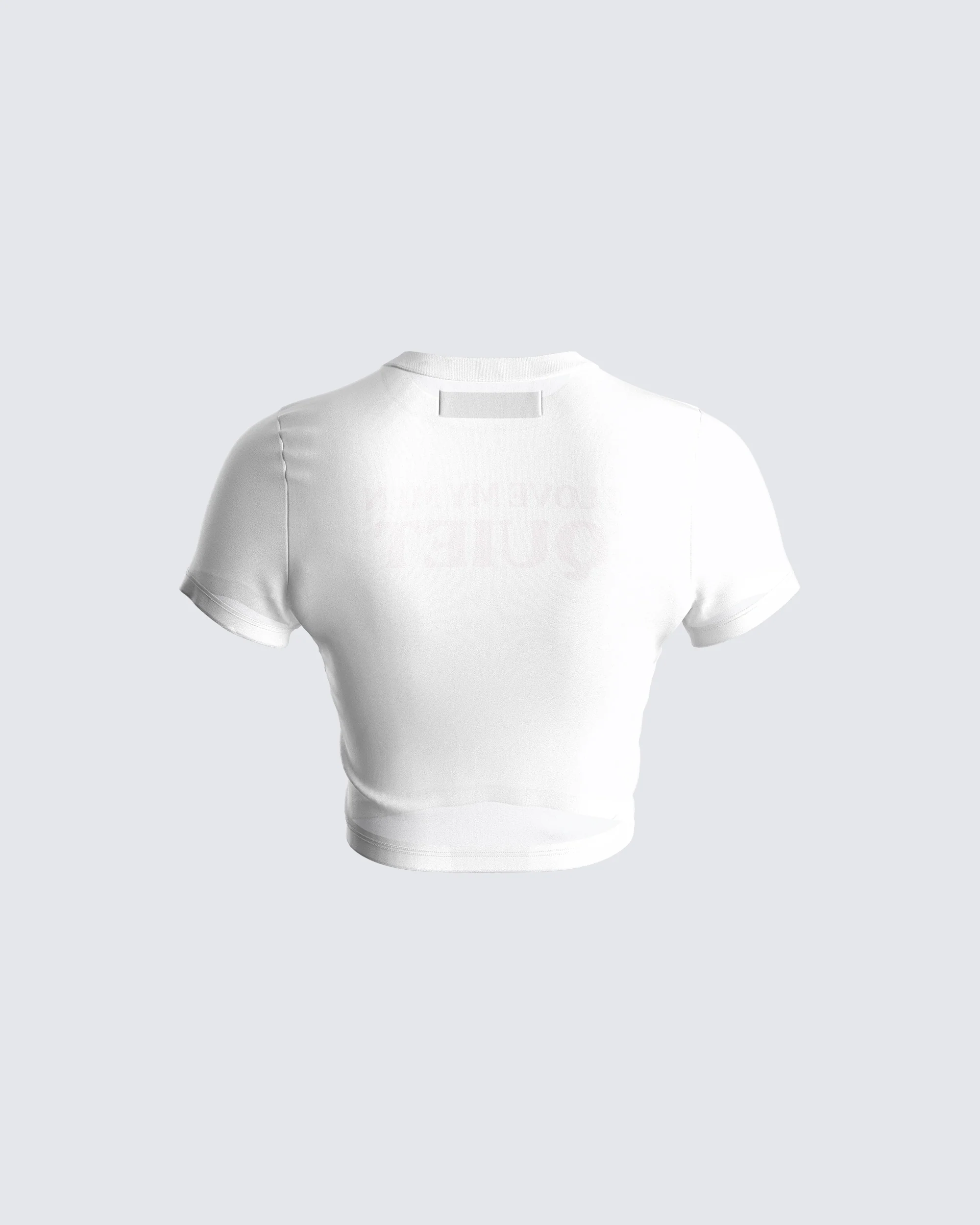 Kalea White Jersey Graphic Top - Image 3