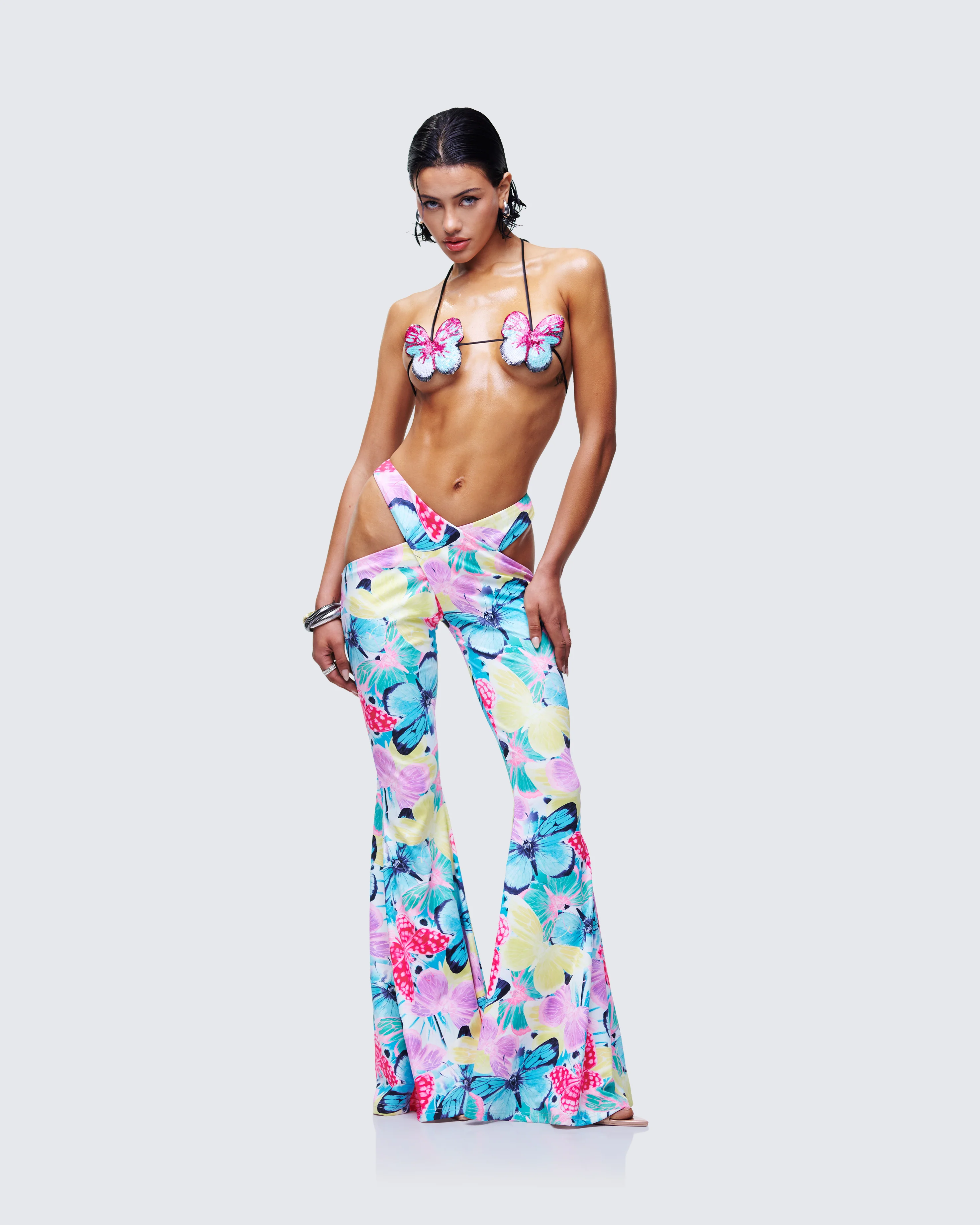Kandi Embellished Butterfly Bra Top - Image 5