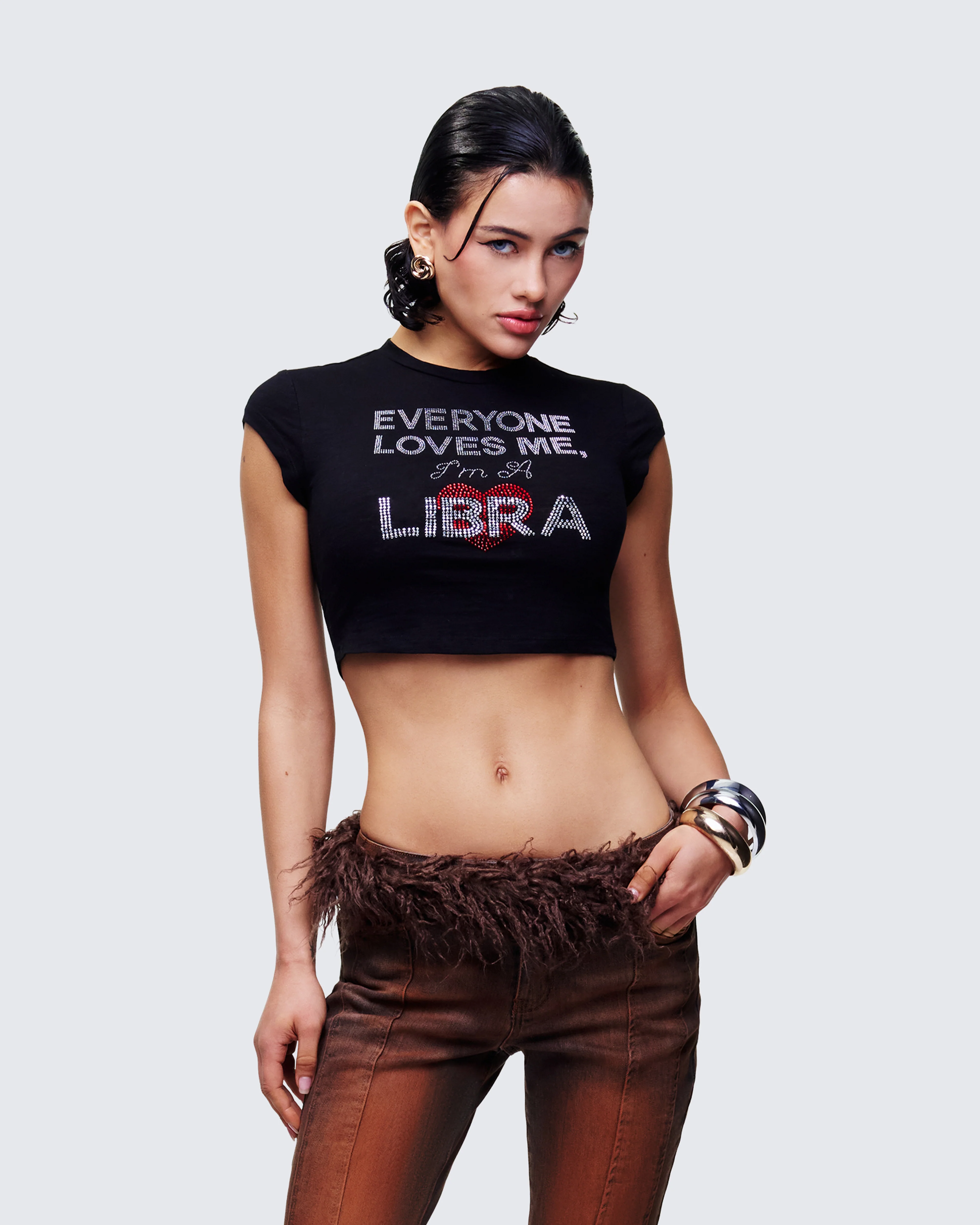 Kari Black Libra Graphic Top - Image 3