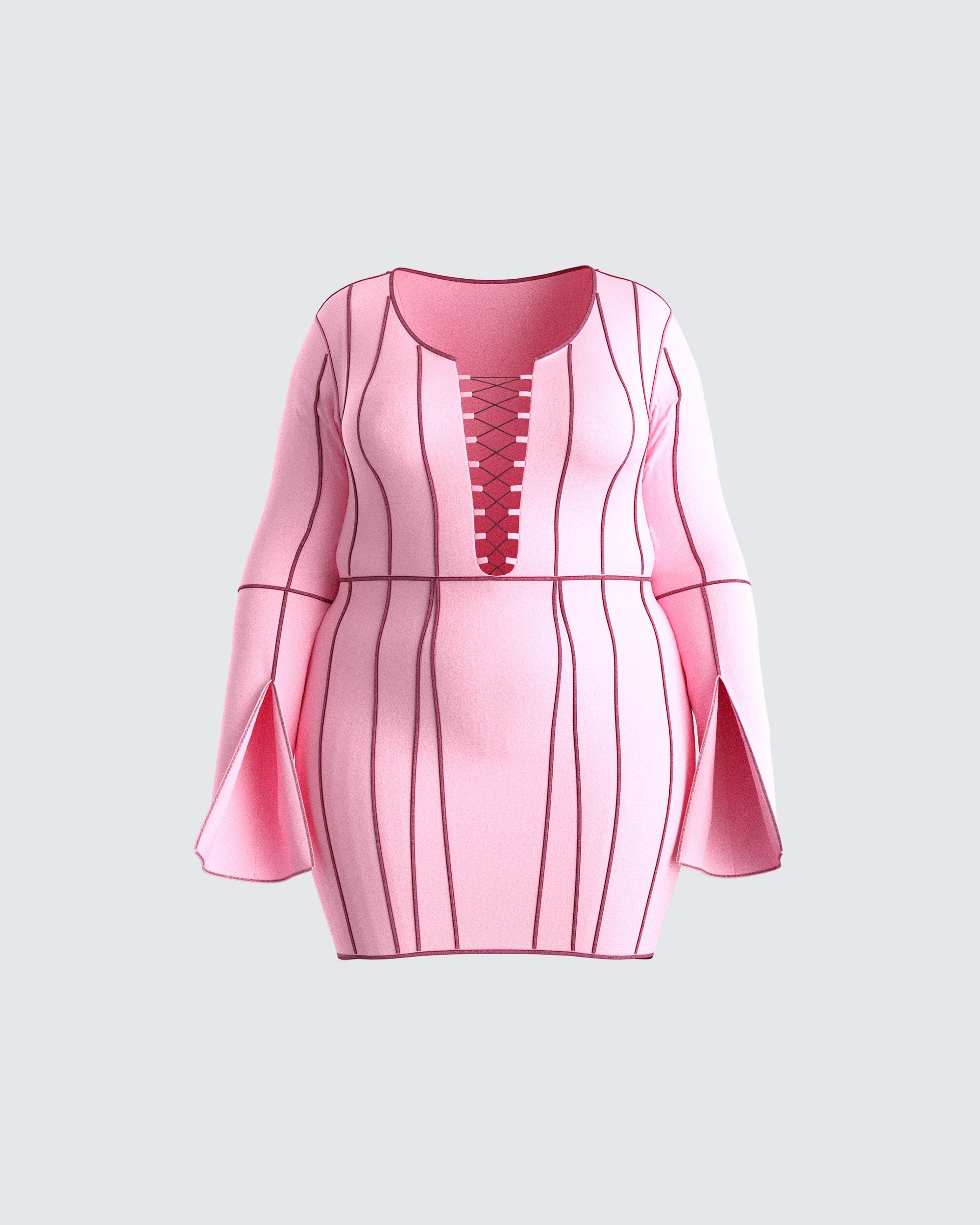 Karlie Strawberry Mini Dress - Image 8
