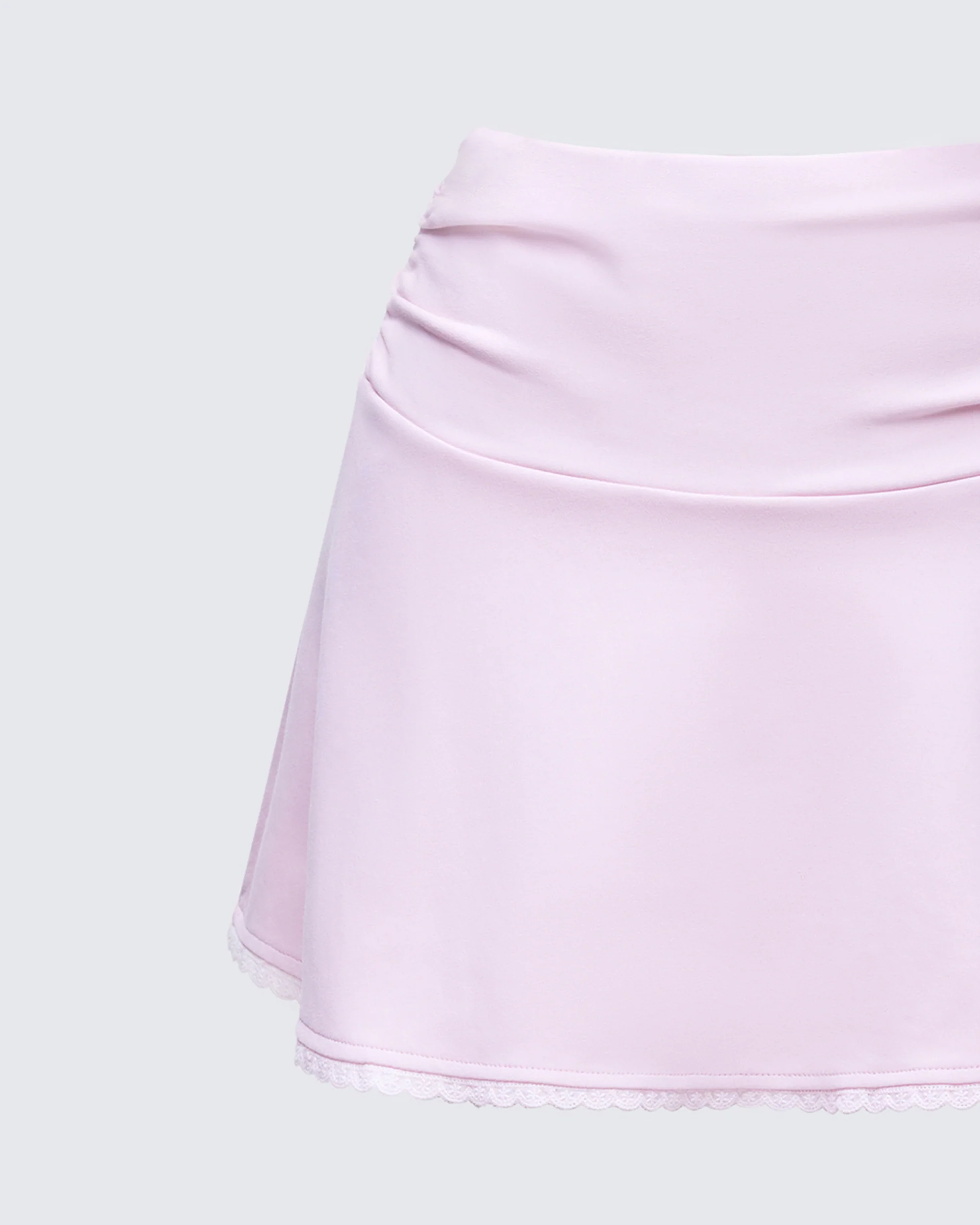 Karlissa Pink Foldover Mini Skirt - Image 8