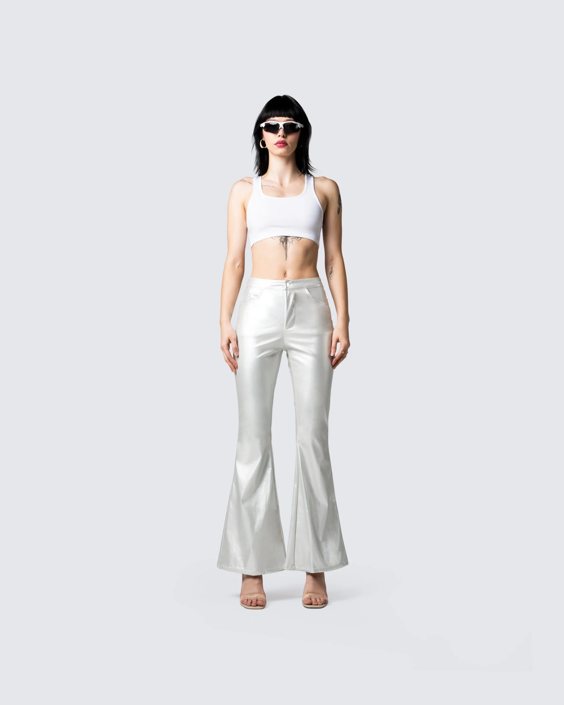 Kelly Silver Flared Pant - Image 4