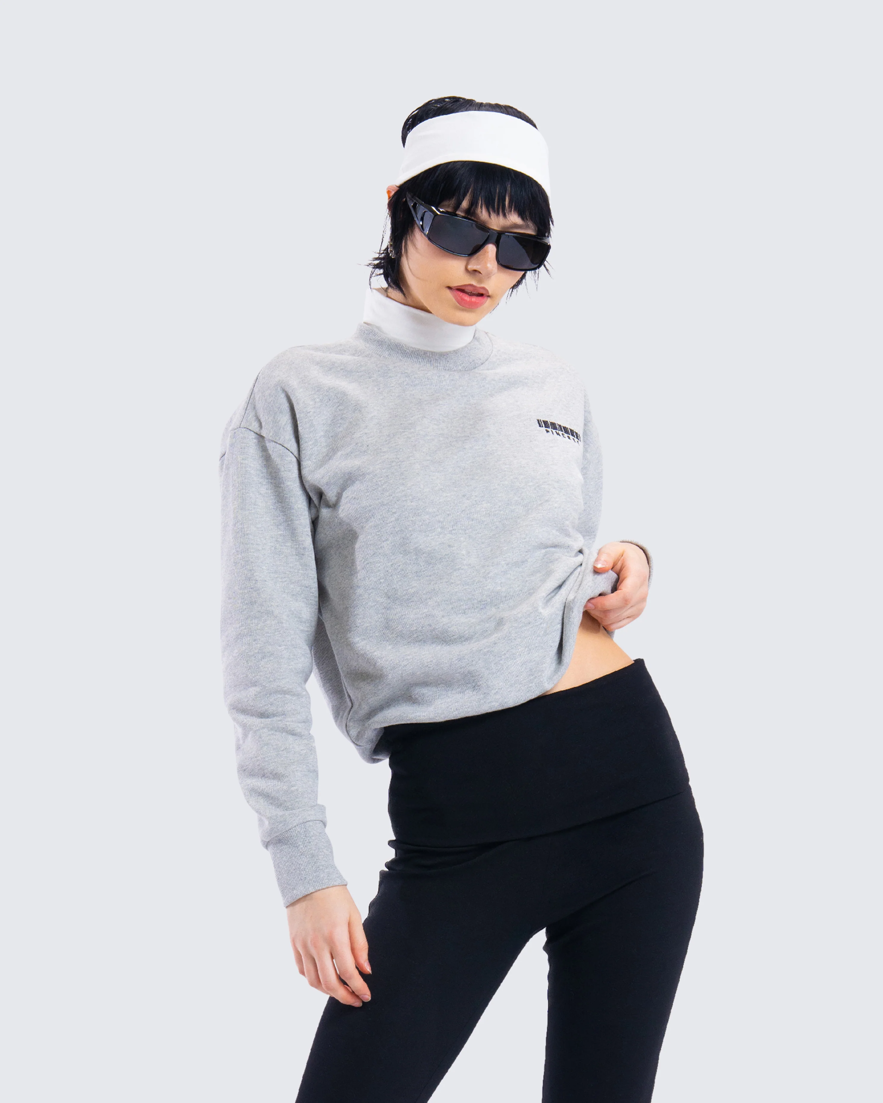 Kemi Heather Grey Logo Sweatshirt - Image 8