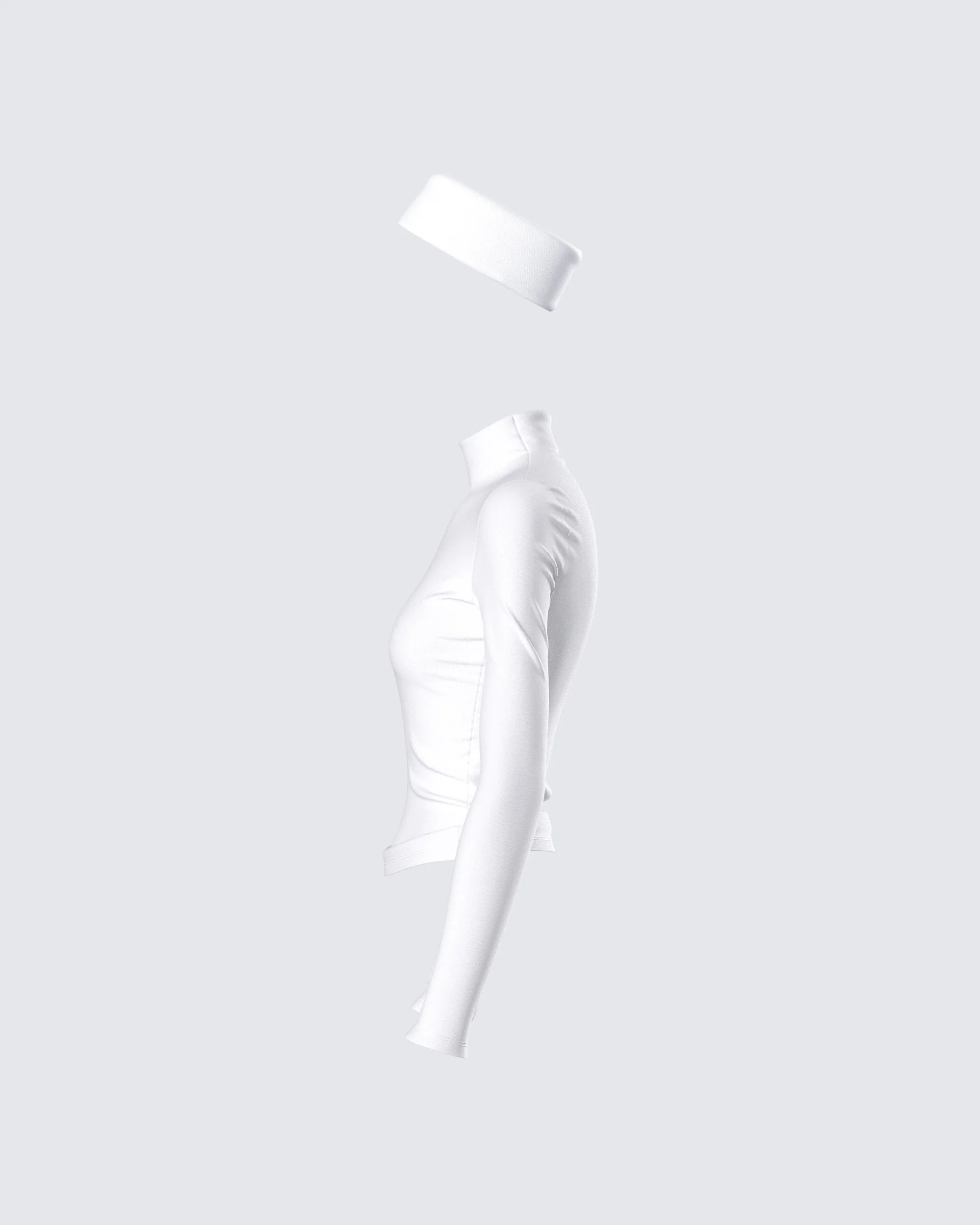 Kemi White Jersey Top And Headband - Image 2