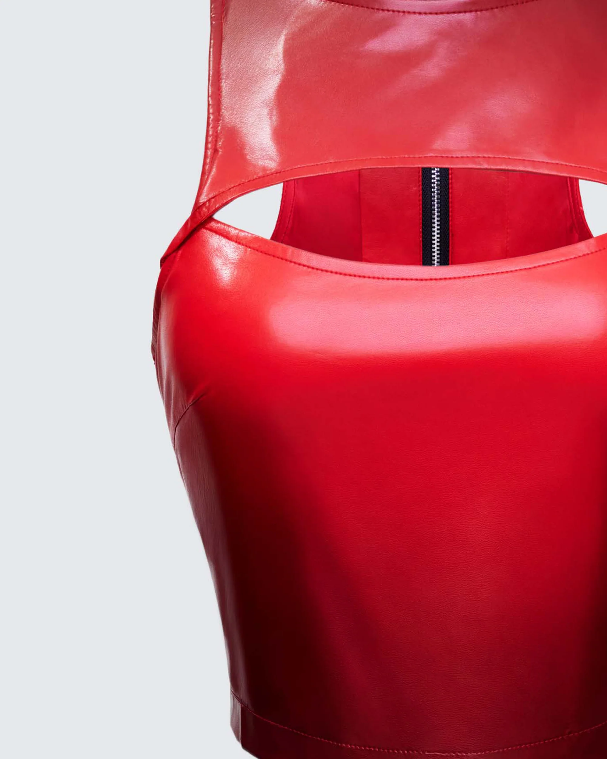 Kiara Multi Ombre Vegan Leather Top - Image 6