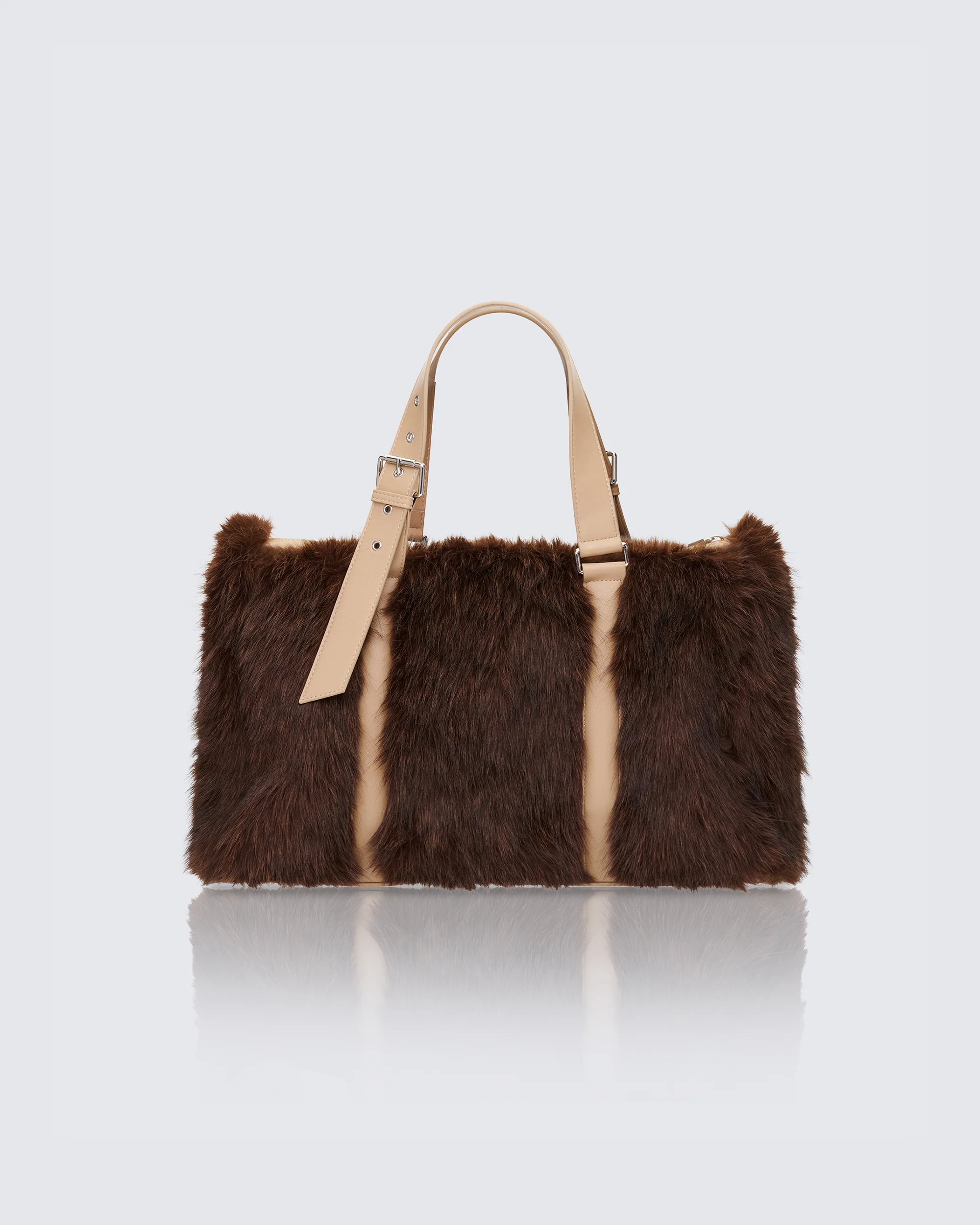 Kimora Brown Y2K Fur Holdall