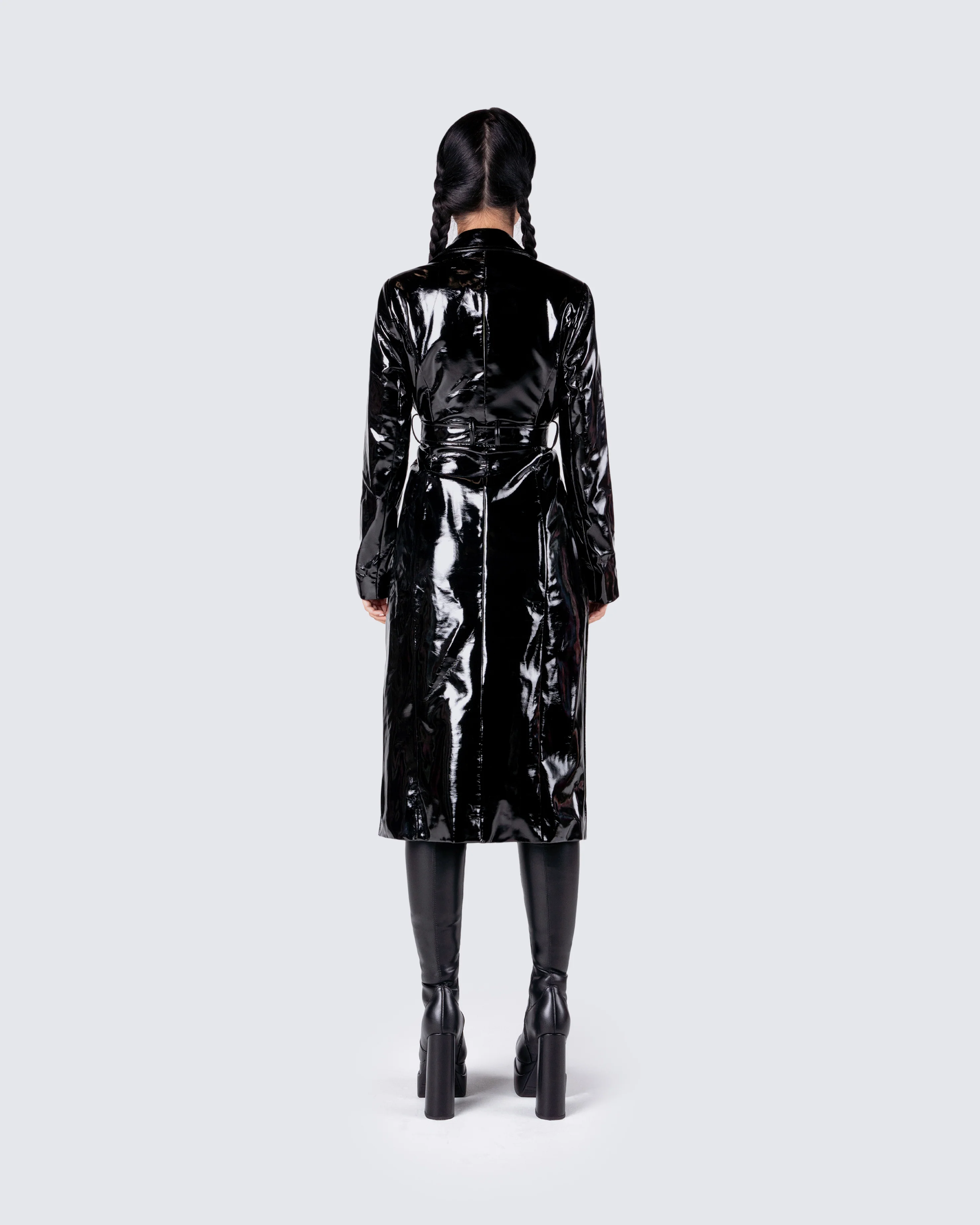 Knox Vegan Leather Coat - Image 6