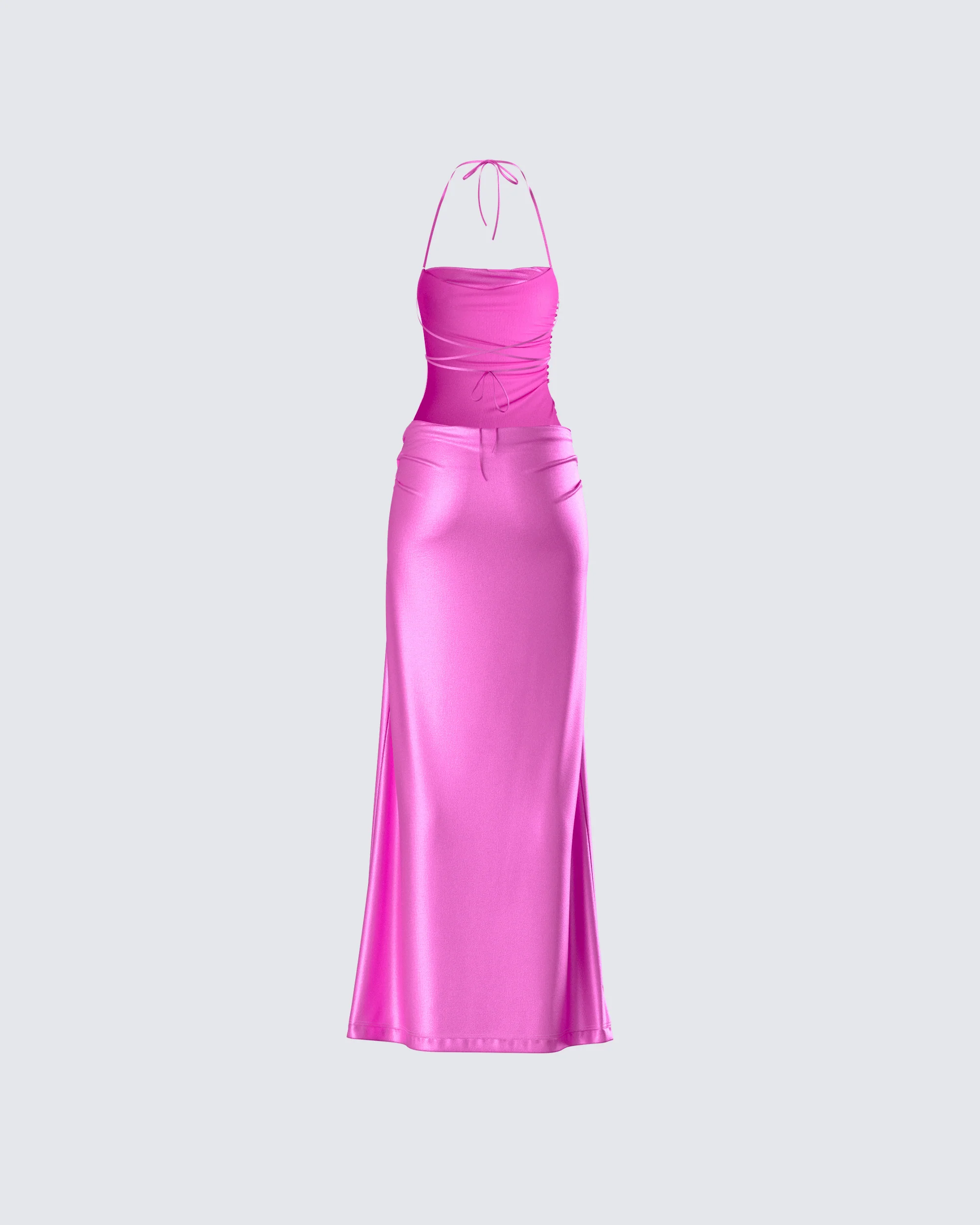 Koa Pink Metallic Gown - Image 2
