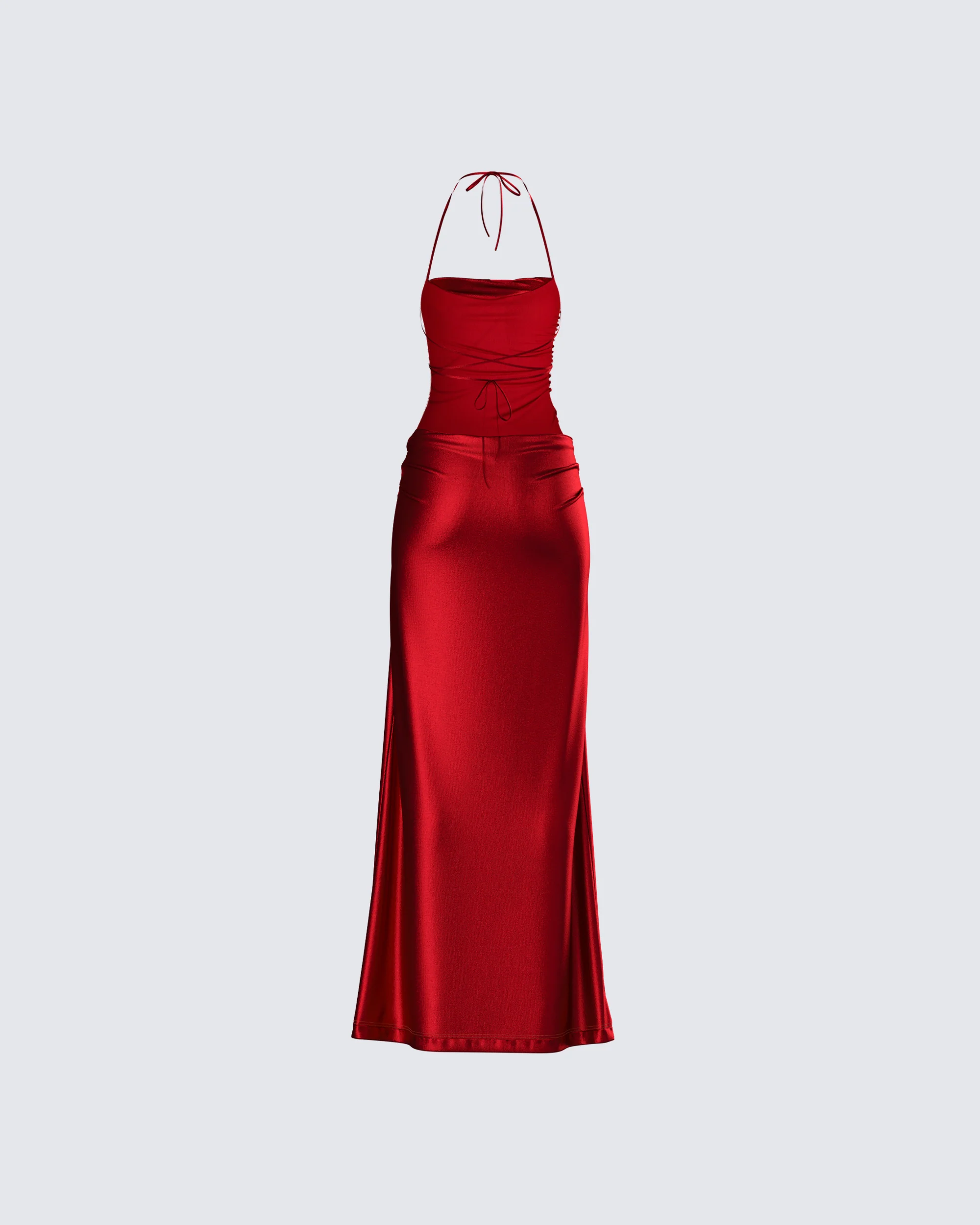 Koa Red Metallic Gown - Image 3
