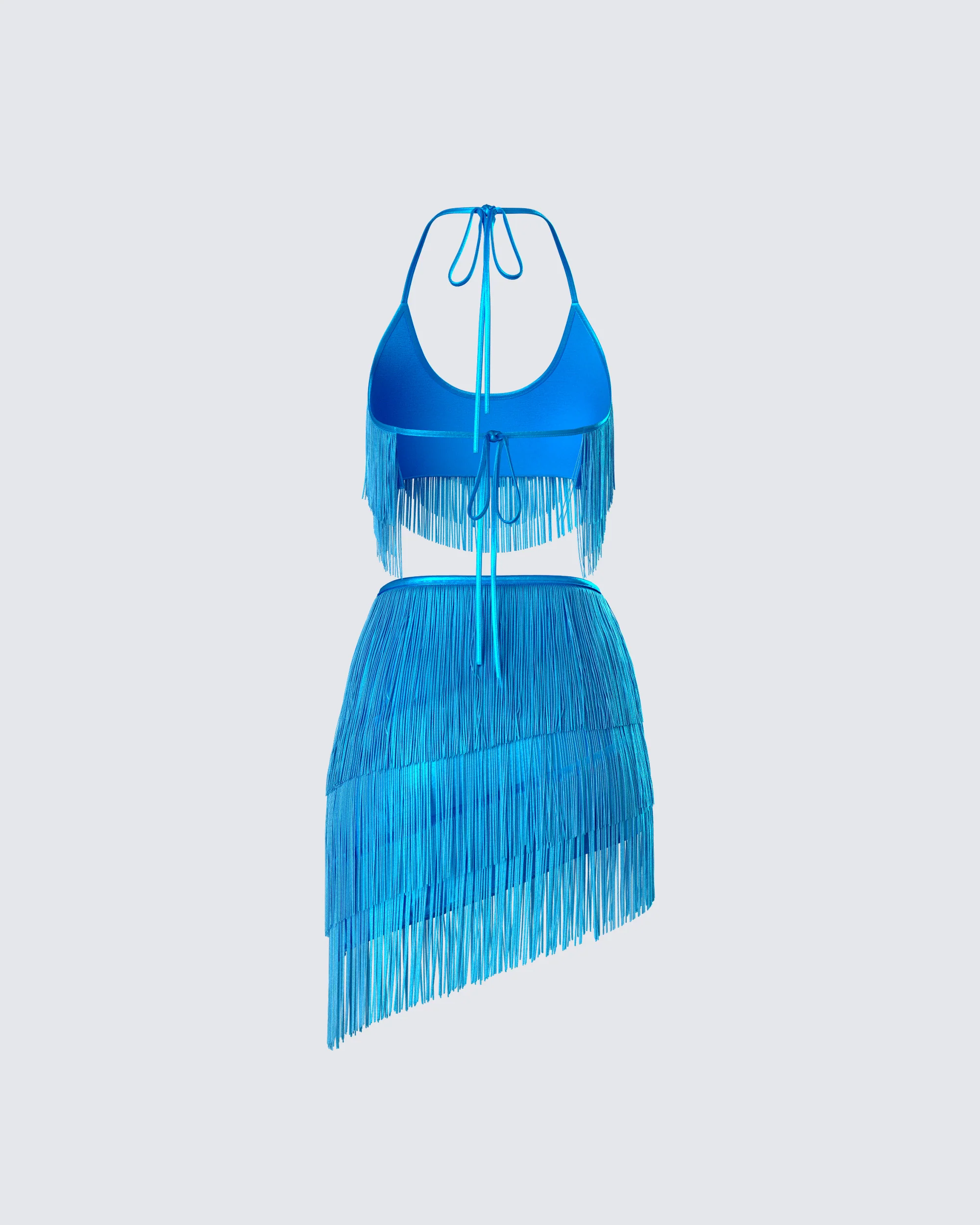 Laleh Teal Fringe Set - Image 3