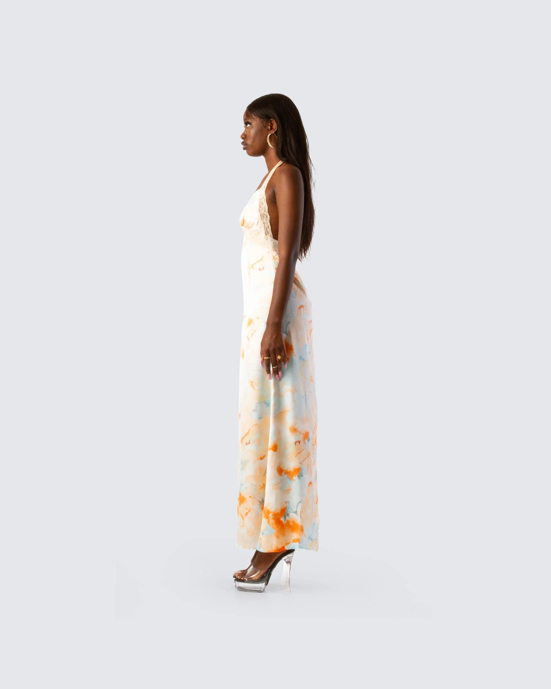 Landon Abstract Print Maxi Dress - Image 5