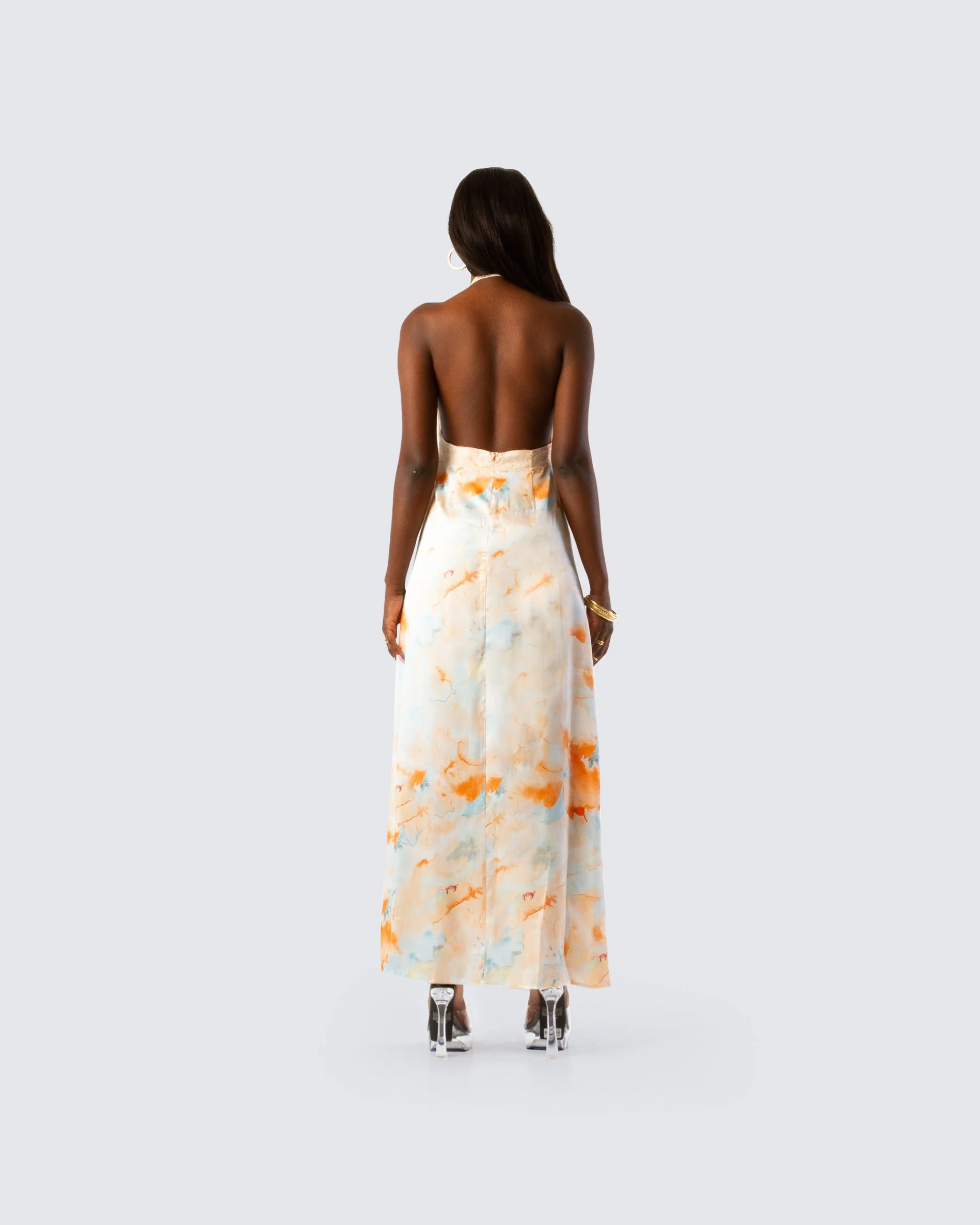 Landon Abstract Print Maxi Dress - Image 6