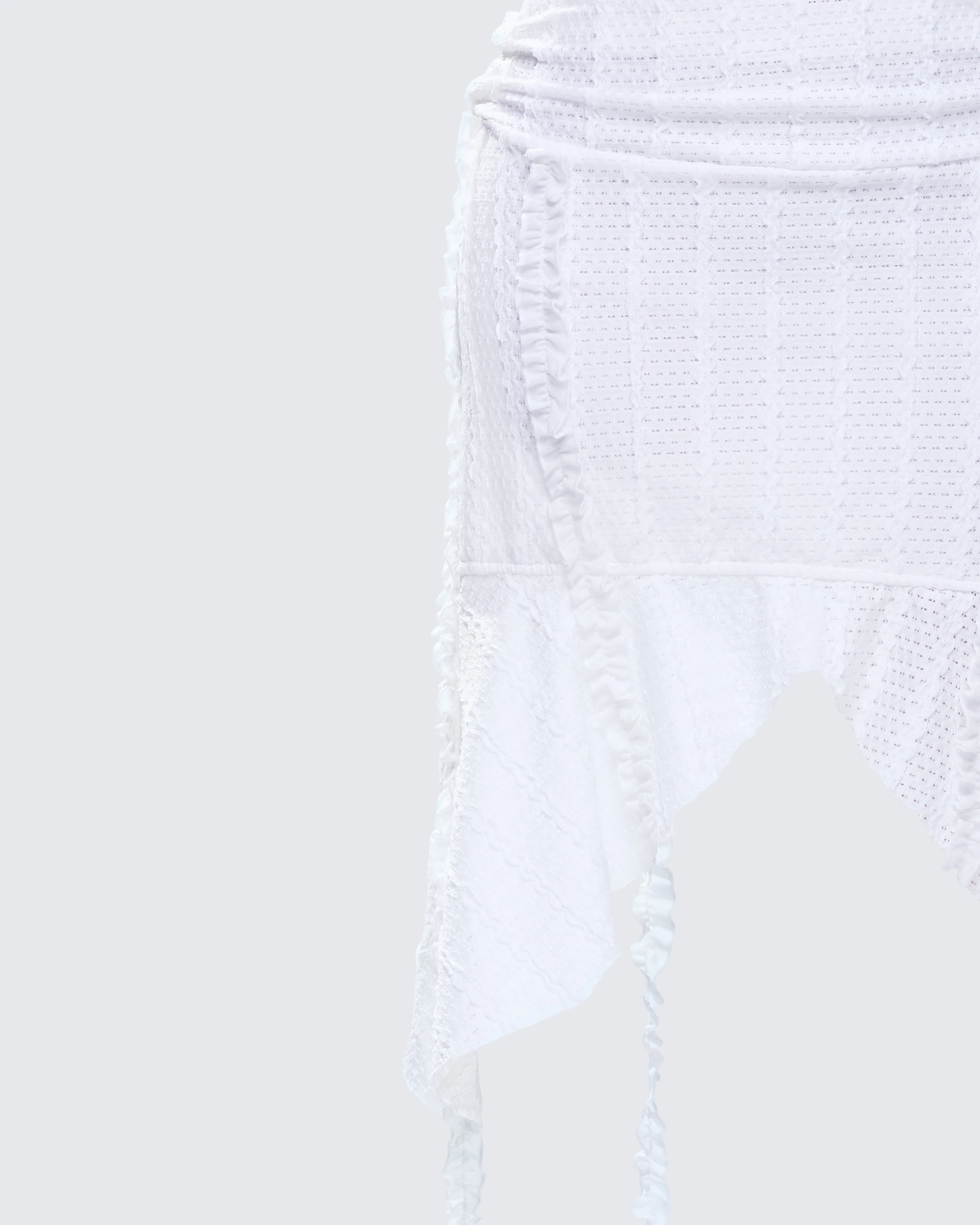 Landry White Ruffle Skirt - Image 8
