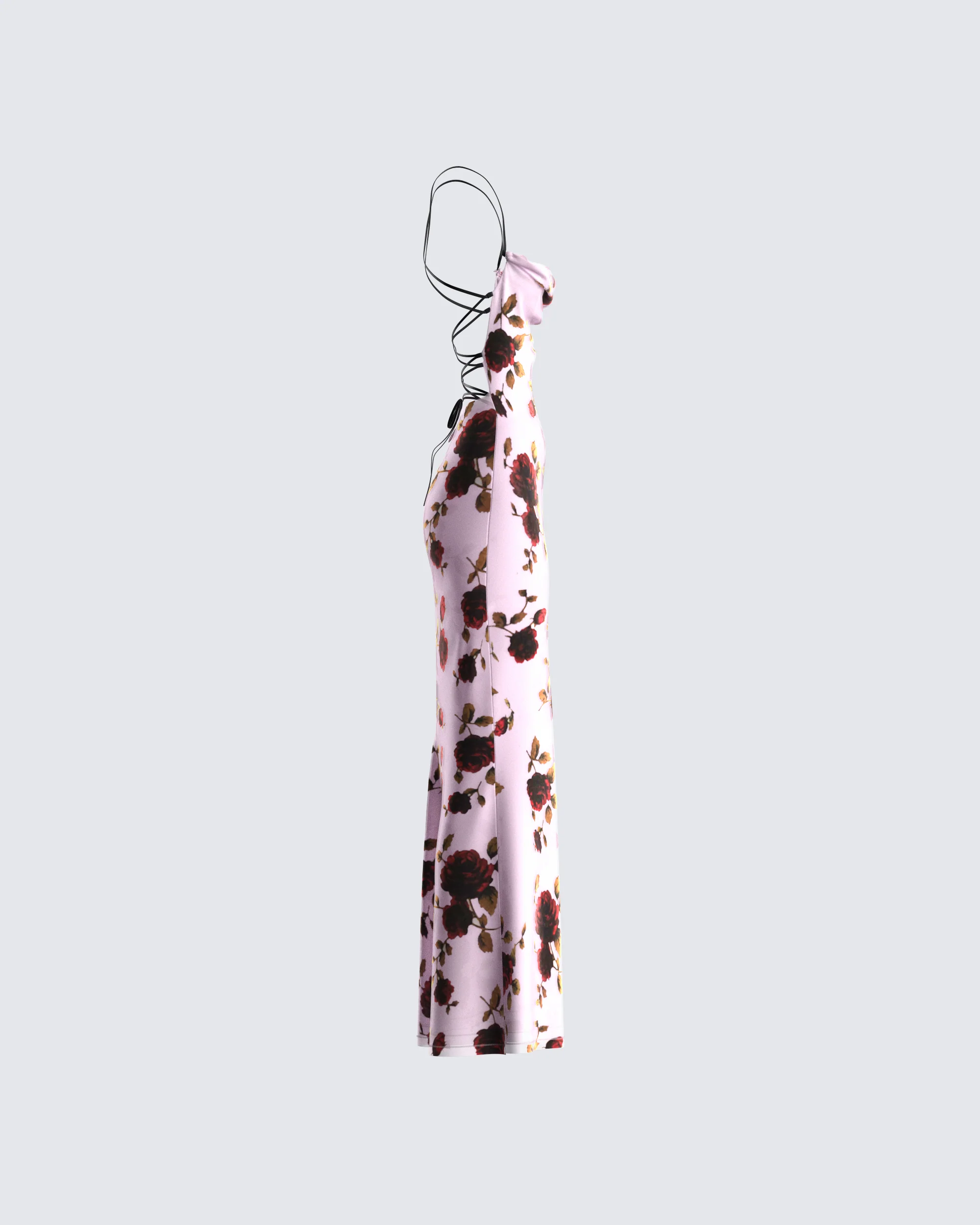 Lara Floral Velvet Burnout Dress - Image 2