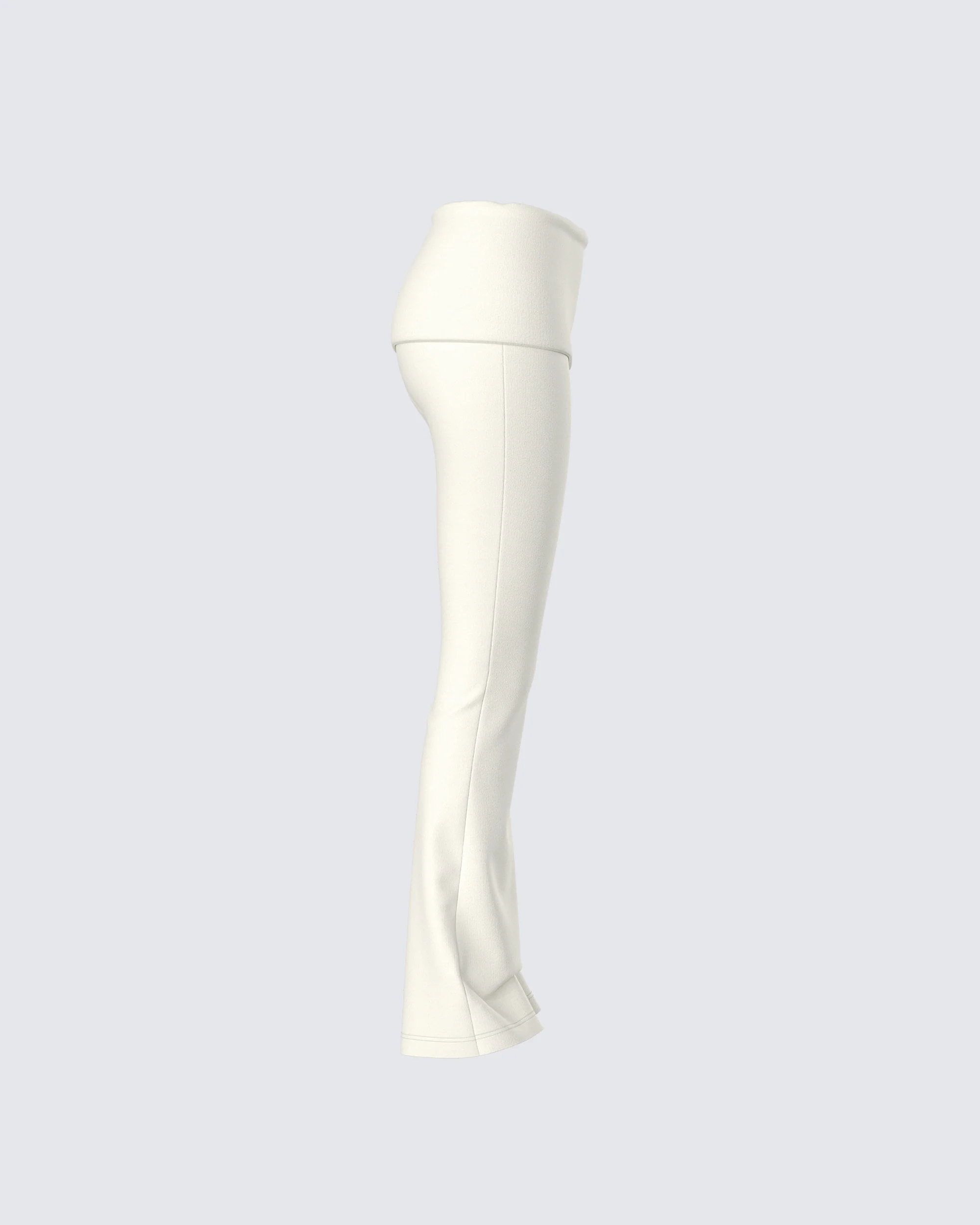 Leia Cream Foldover Legging - Image 2