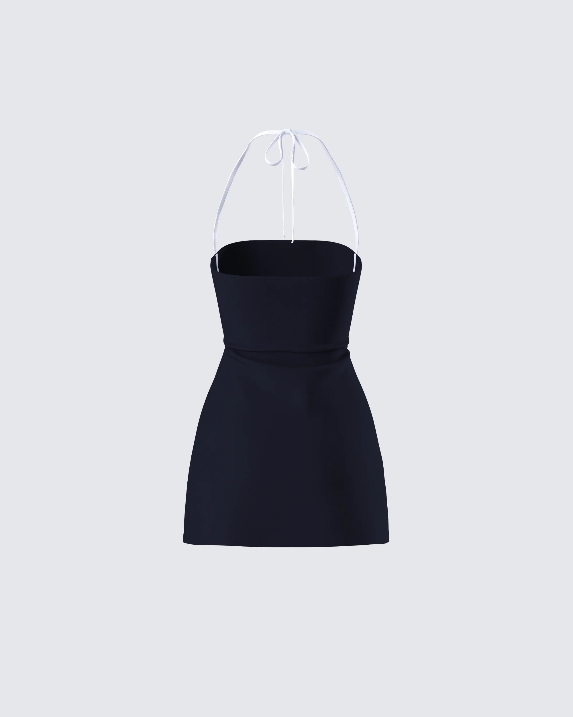 Lesia Black Halter Tennis Dress - Image 3