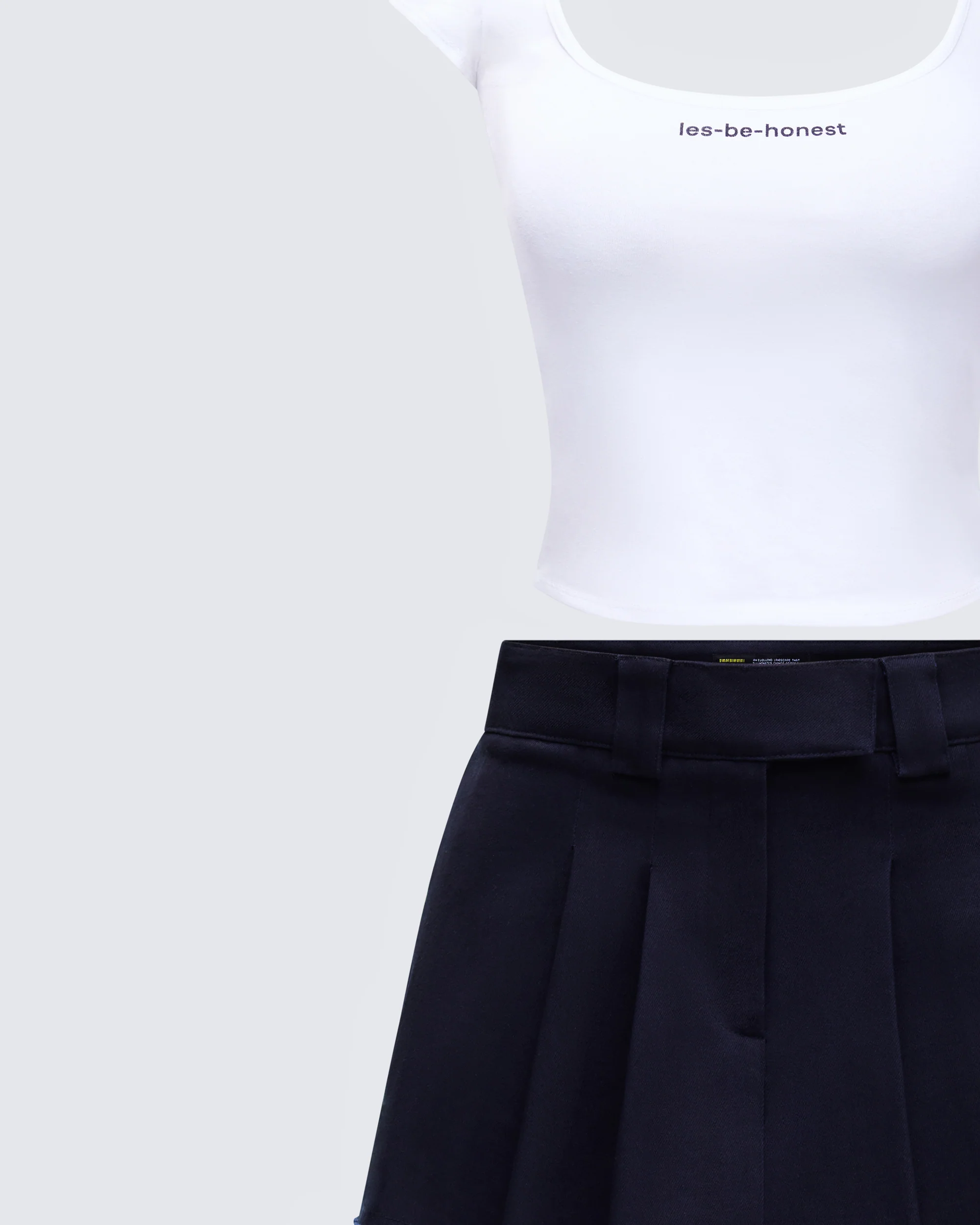 Levi White Pleated Set  - Image 6