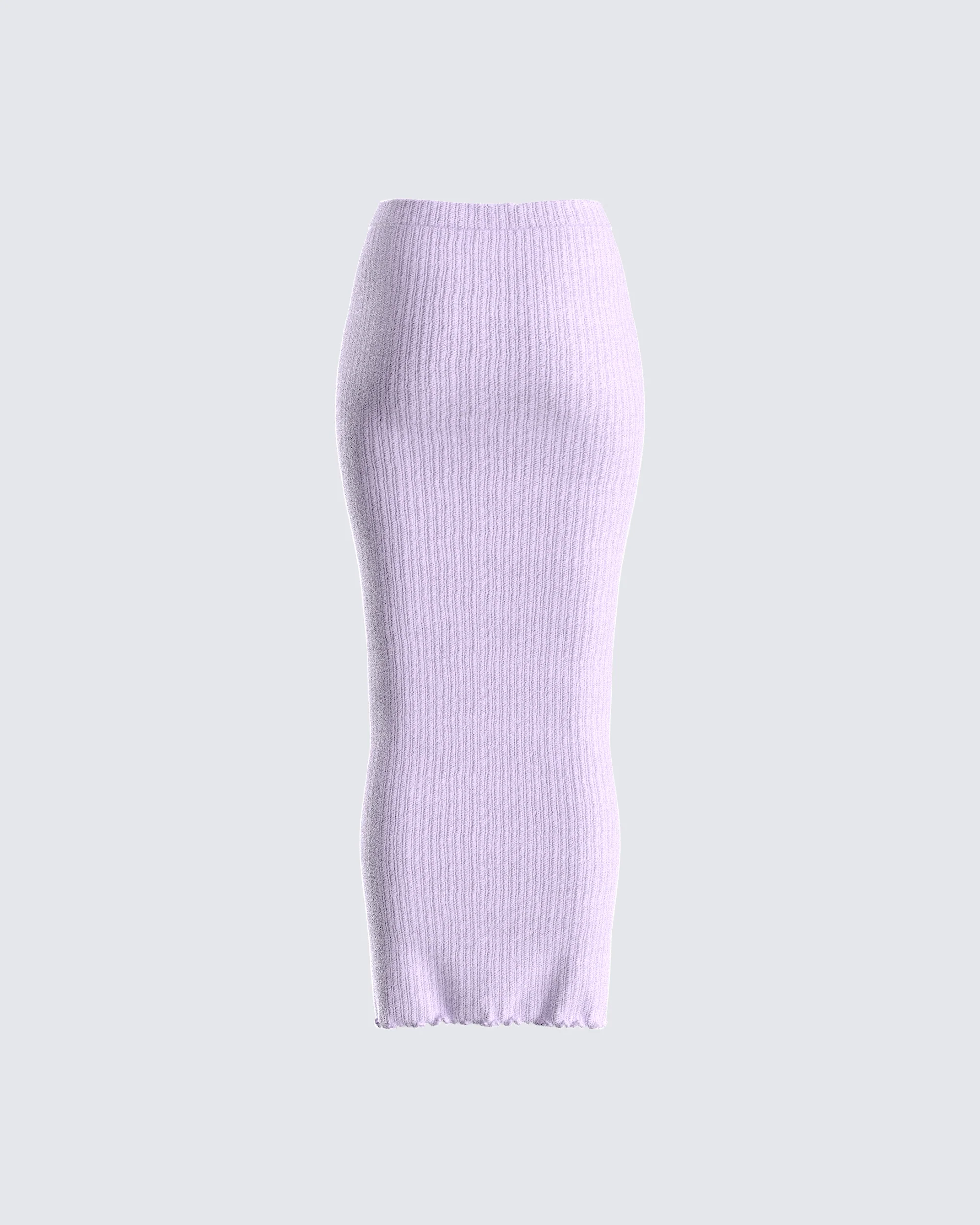 Liberty Lavender Knit Maxi Skirt - Image 3