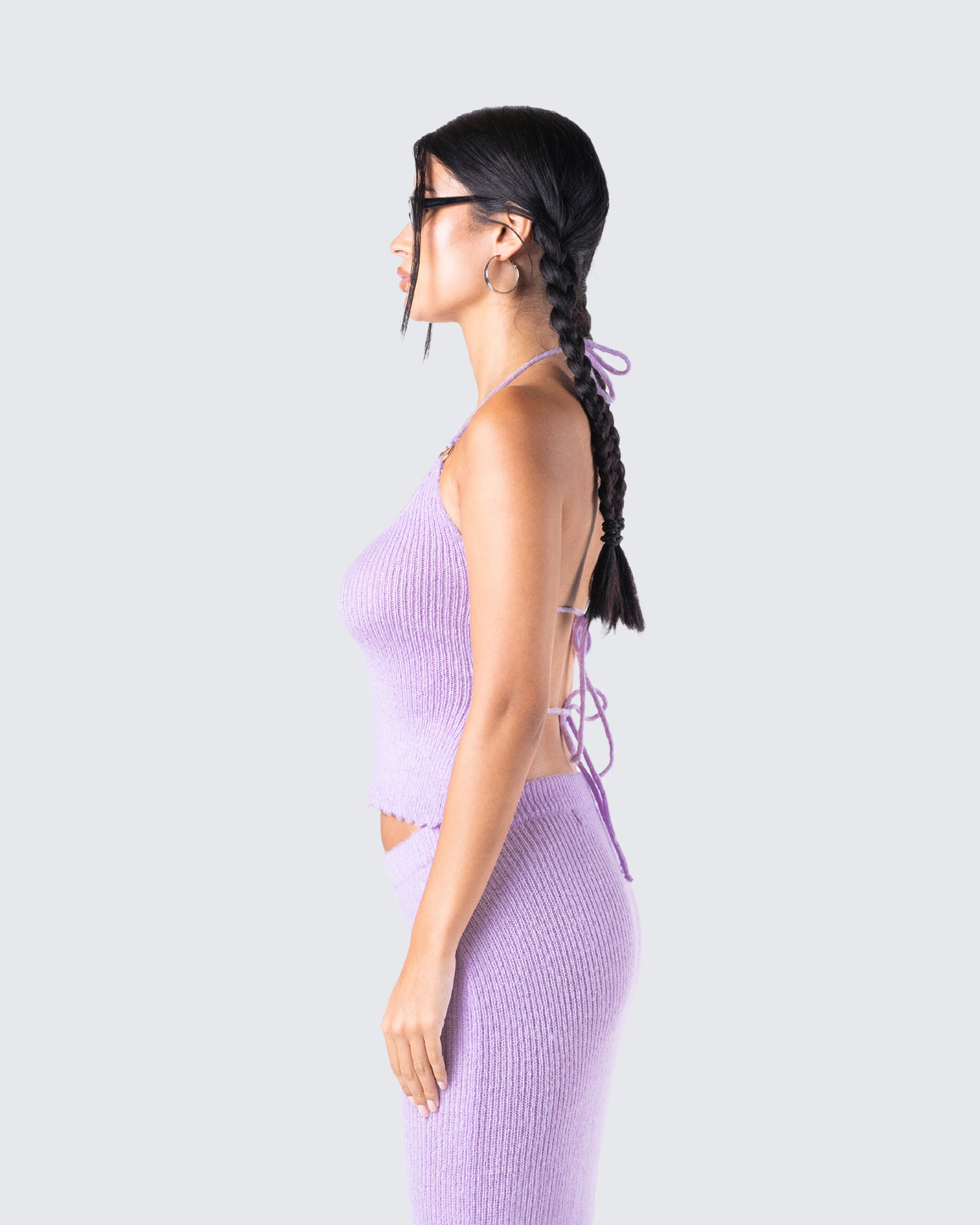 Liberty Lavender Knit Top - Image 6