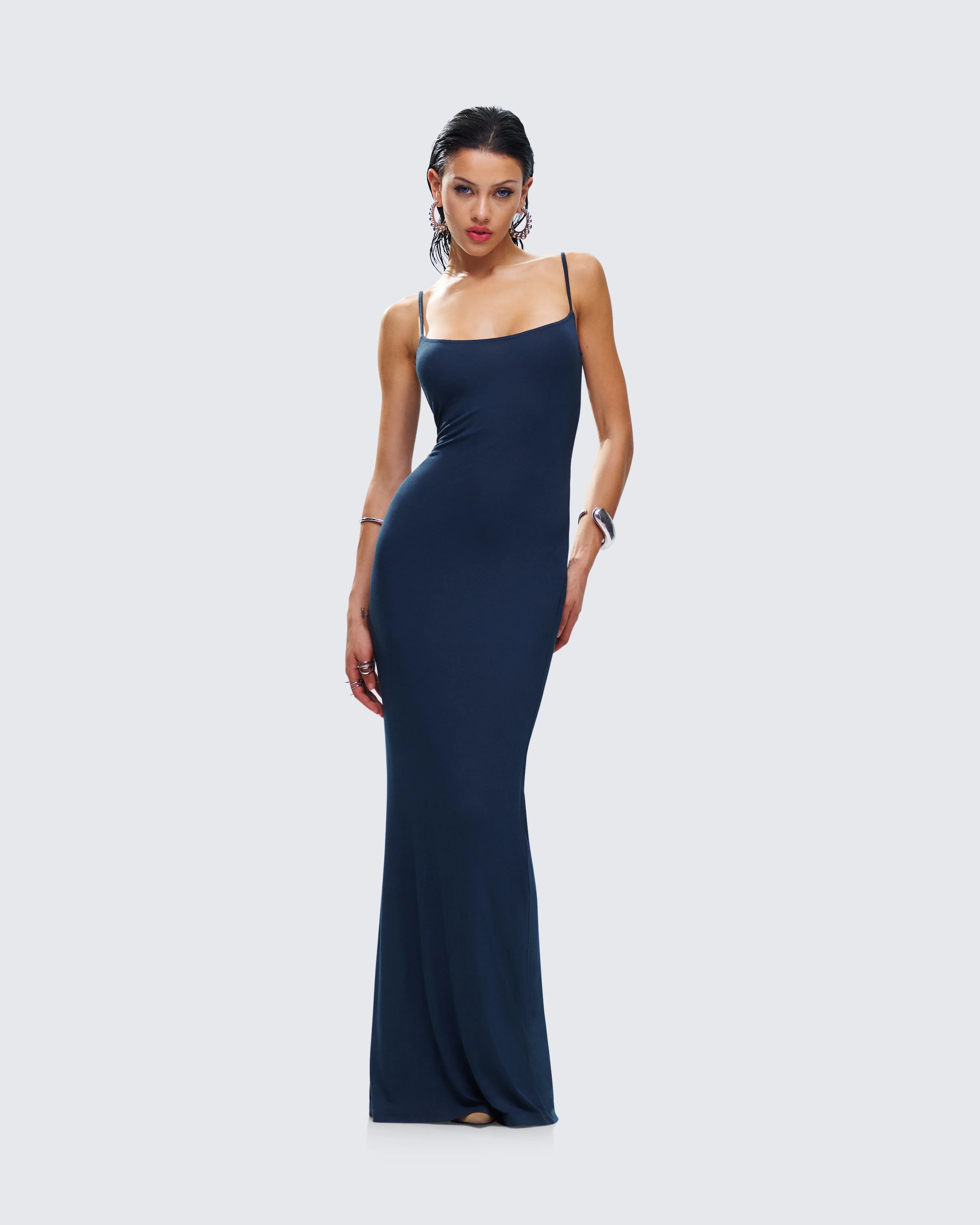 Lilibet Teal Maxi Dress - Image 5