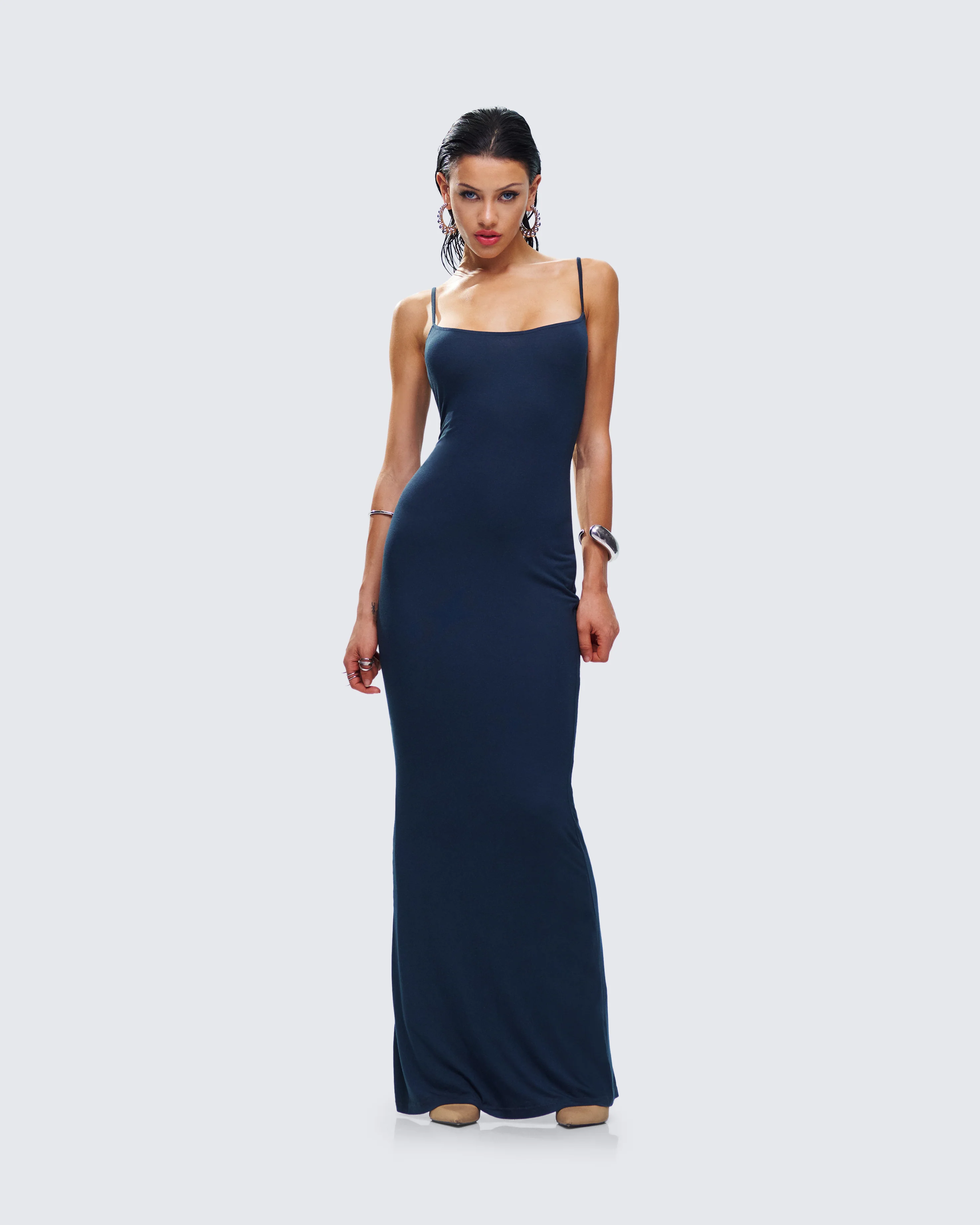 Lilibet Teal Maxi Dress - Image 6