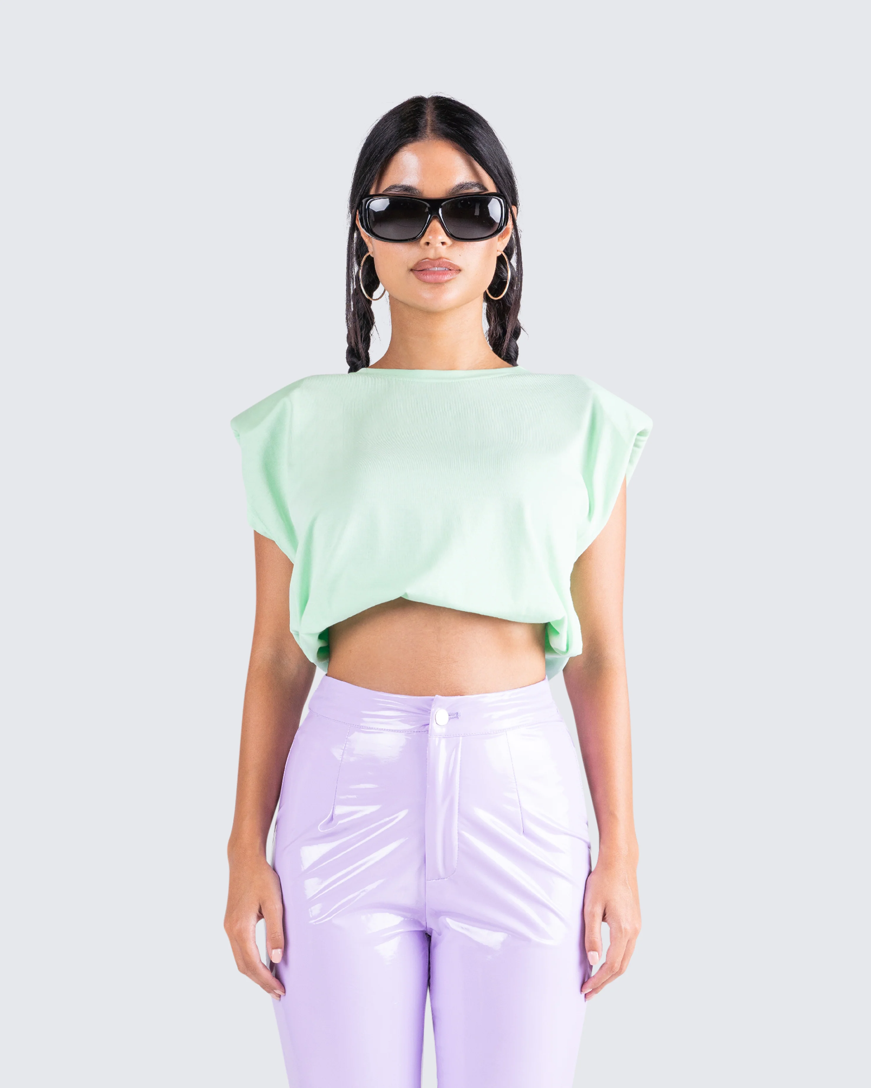 Lily Shoulder Pad Top - Image 4
