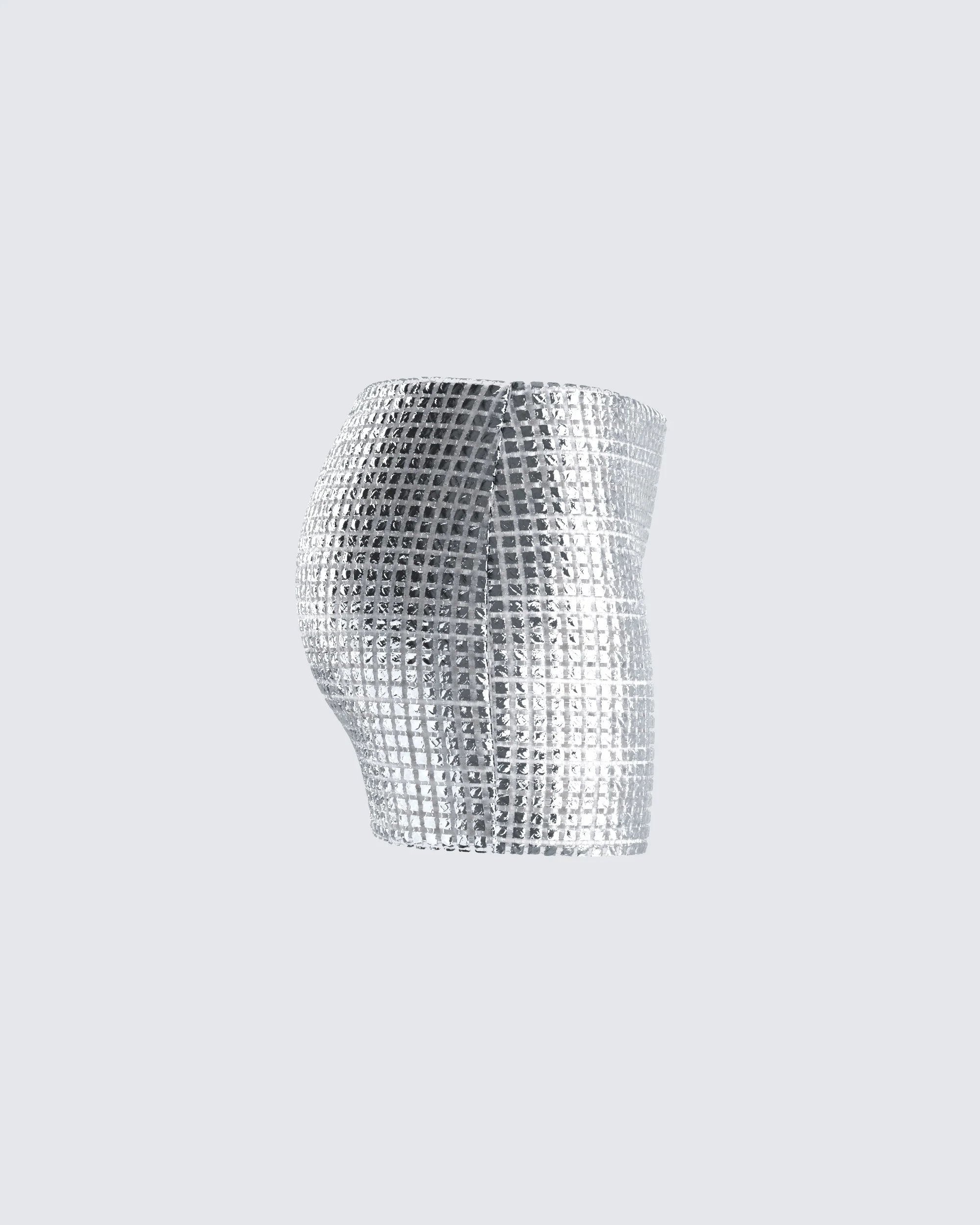 Liora Silver Rhinestone Mini Skirt - Image 2