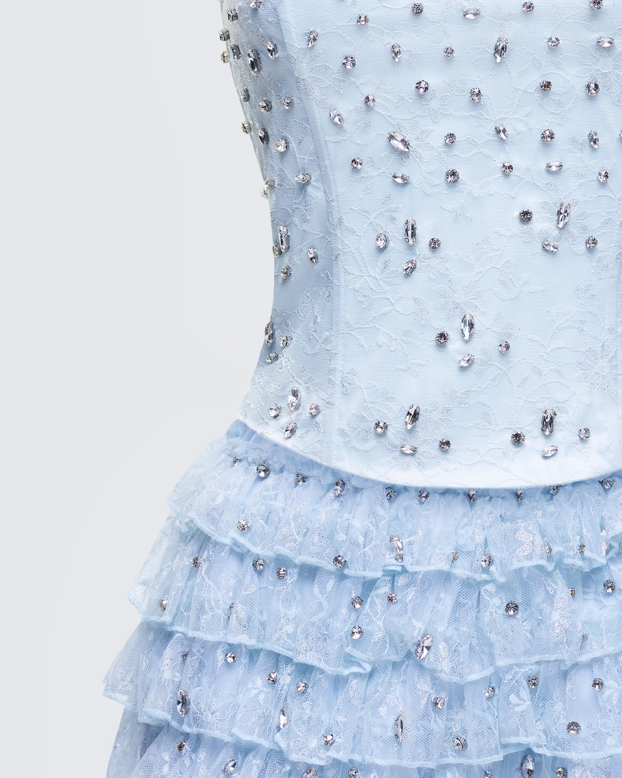 Love Baby Blue Corset Set - Image 6