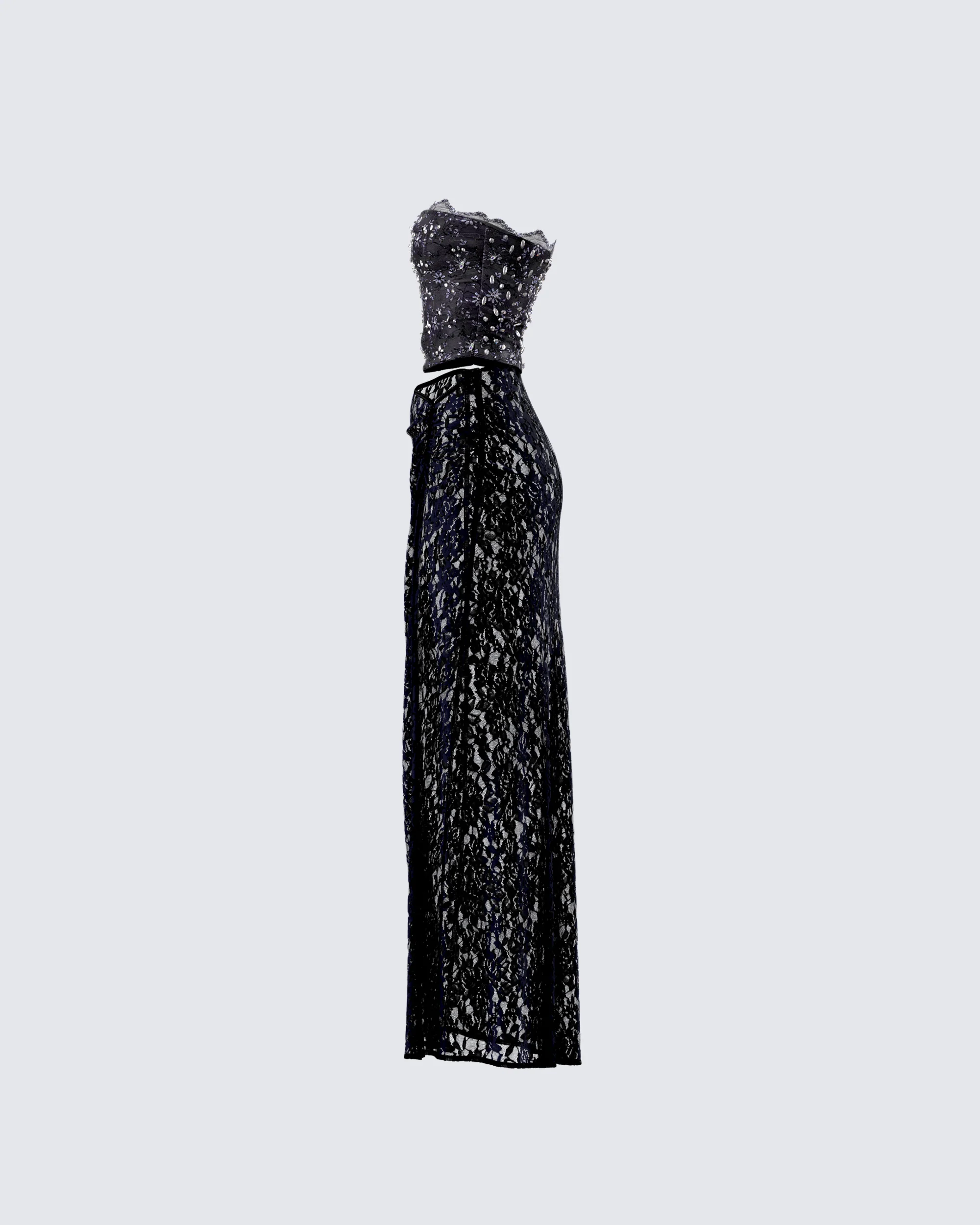 Love Black Maxi Set - Image 2