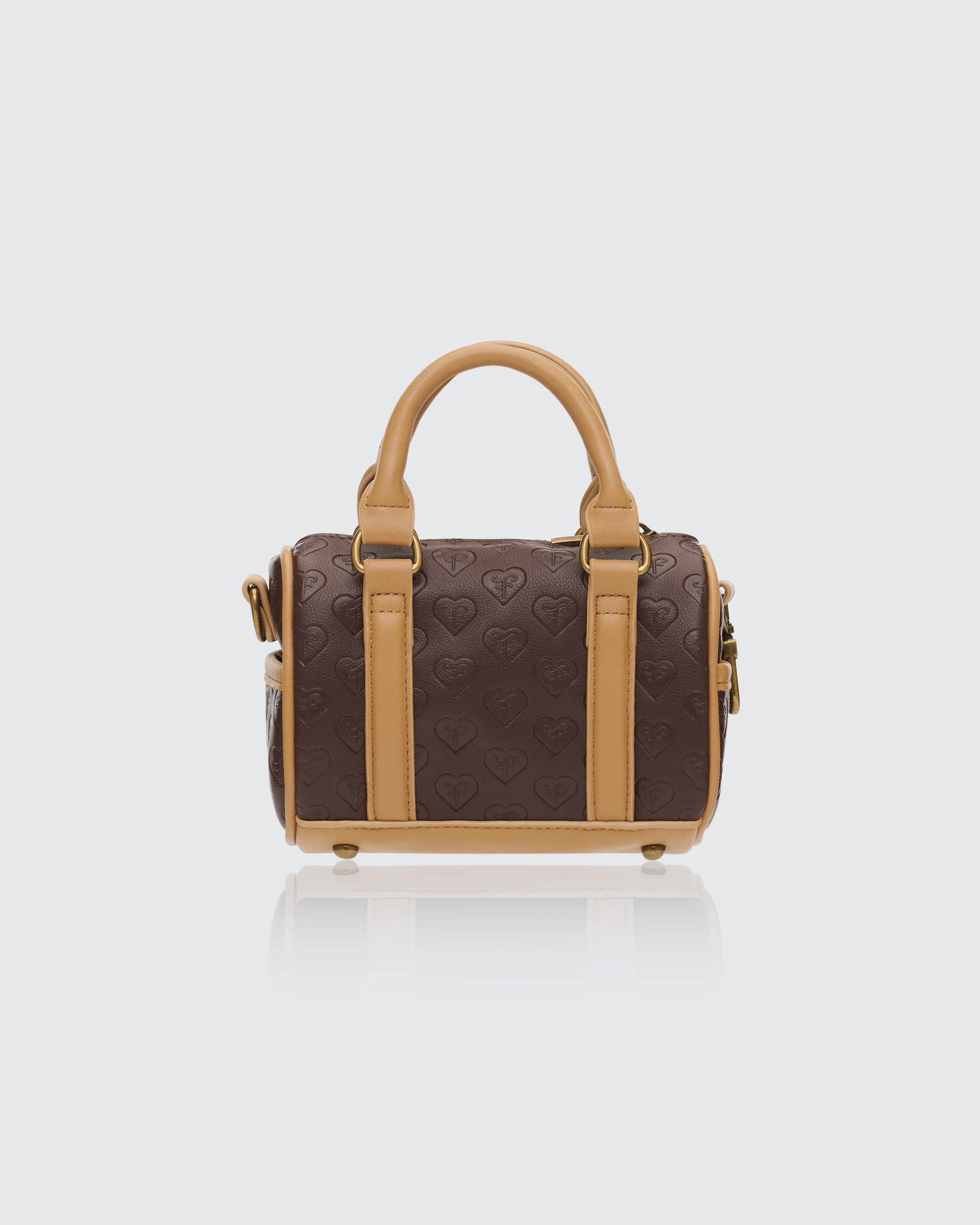 Lucien Brown Mono Mini Holdall - Image 2