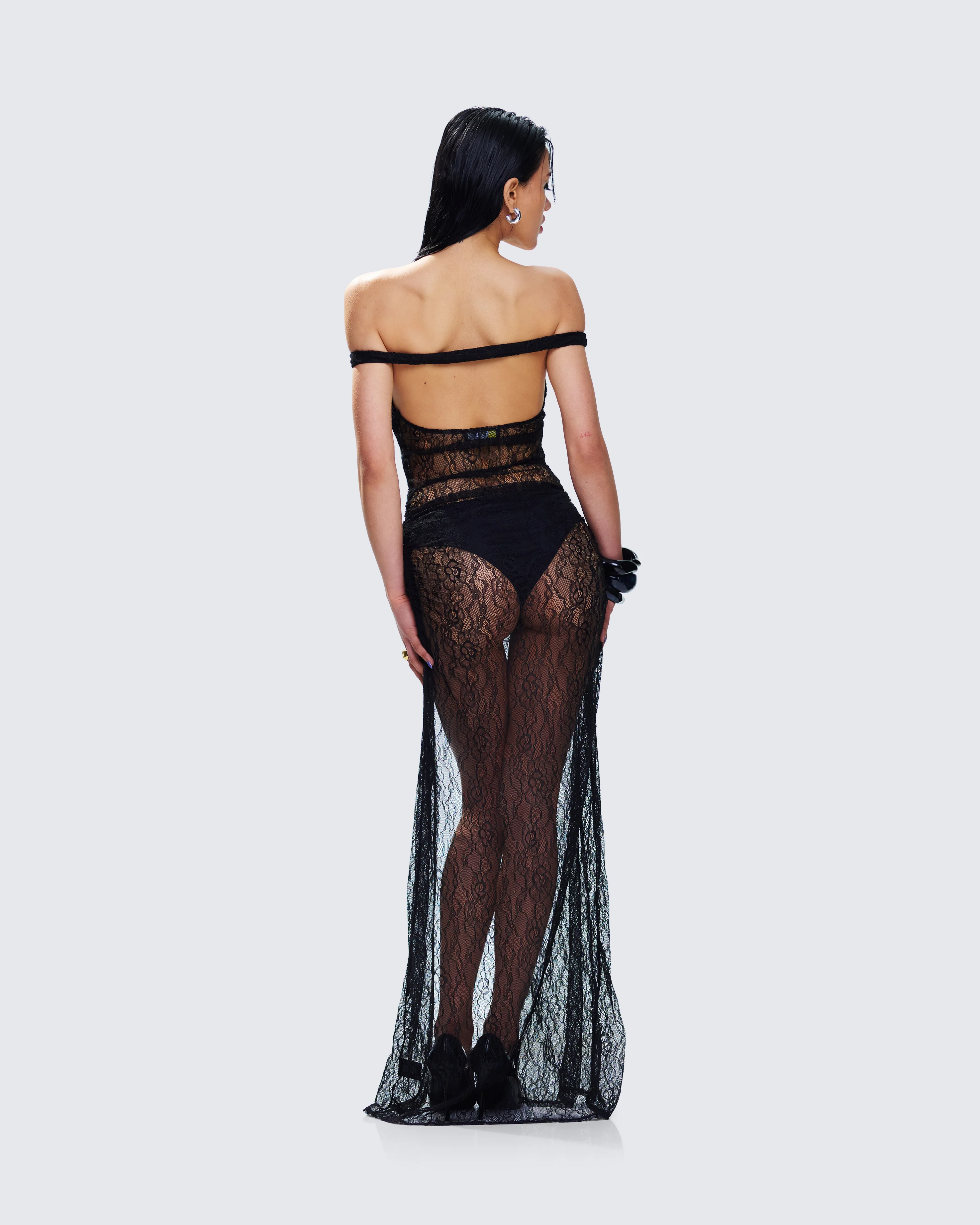 Ludovica Black Lace Set - Image 7