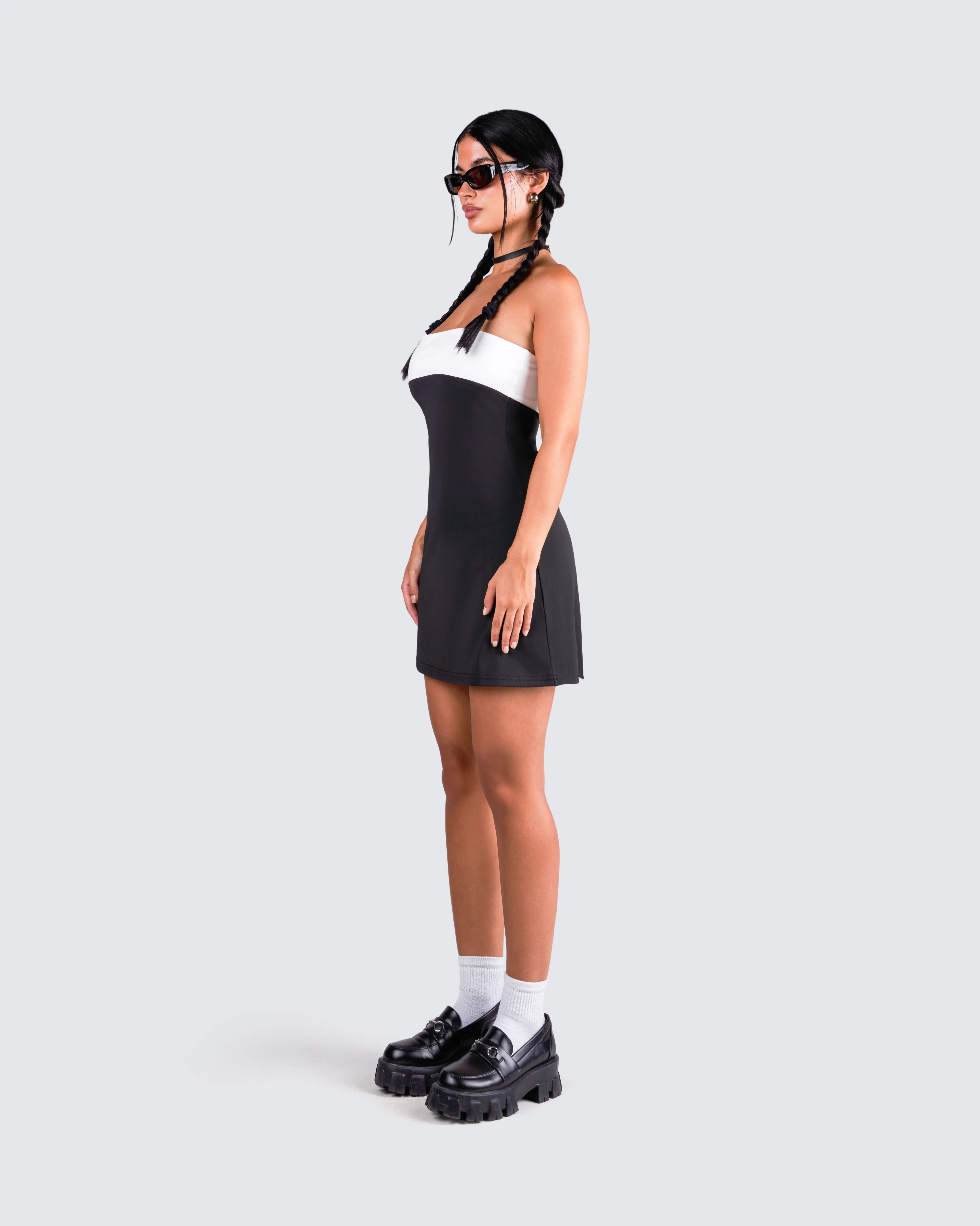 Lupita Multi Banded Mini Dress - Image 7