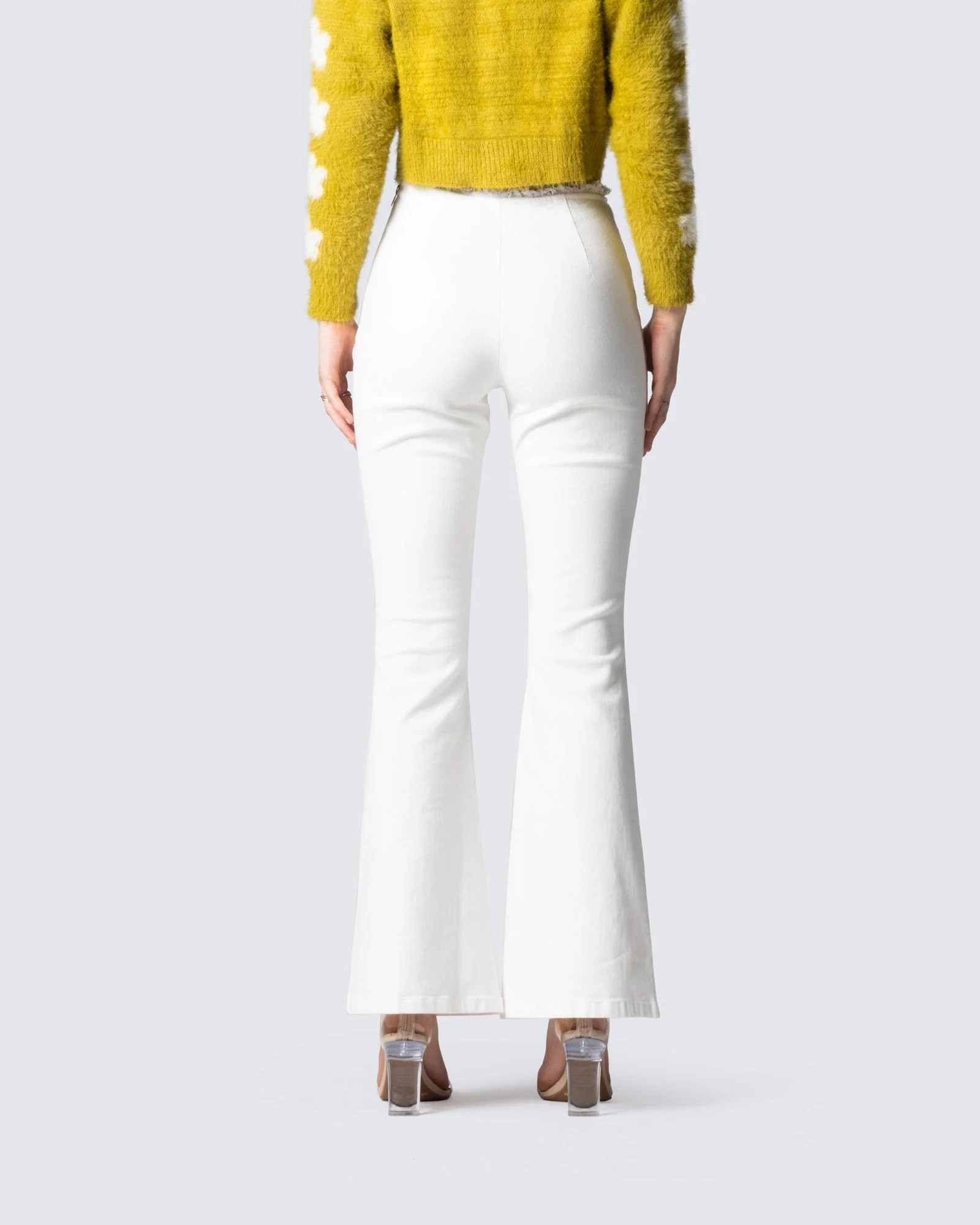 Lyle White V Waist Pant - Image 6
