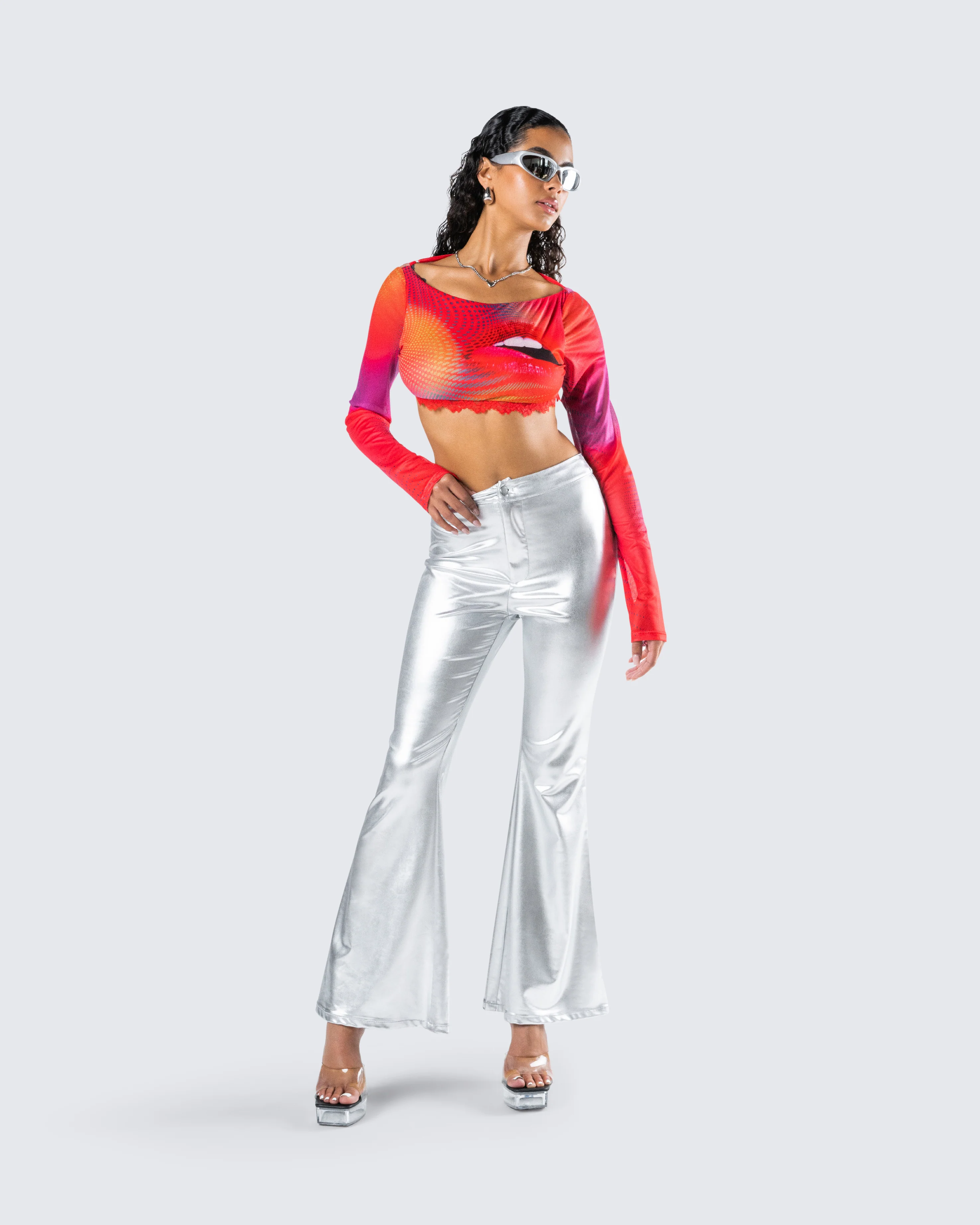 Maddox Abstract Print Top - Image 9