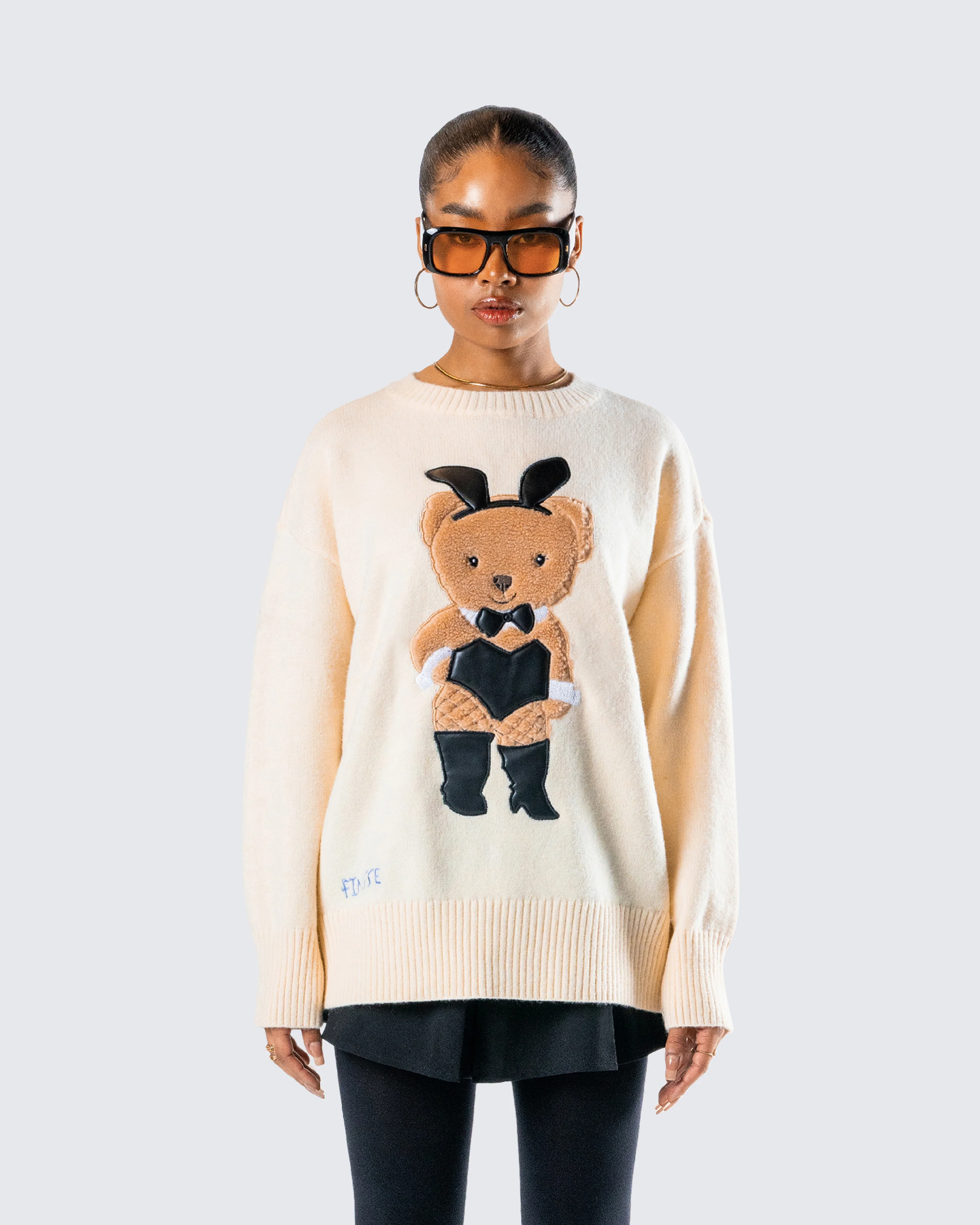 Magnolia Cream Sweater Knit Top - Image 4