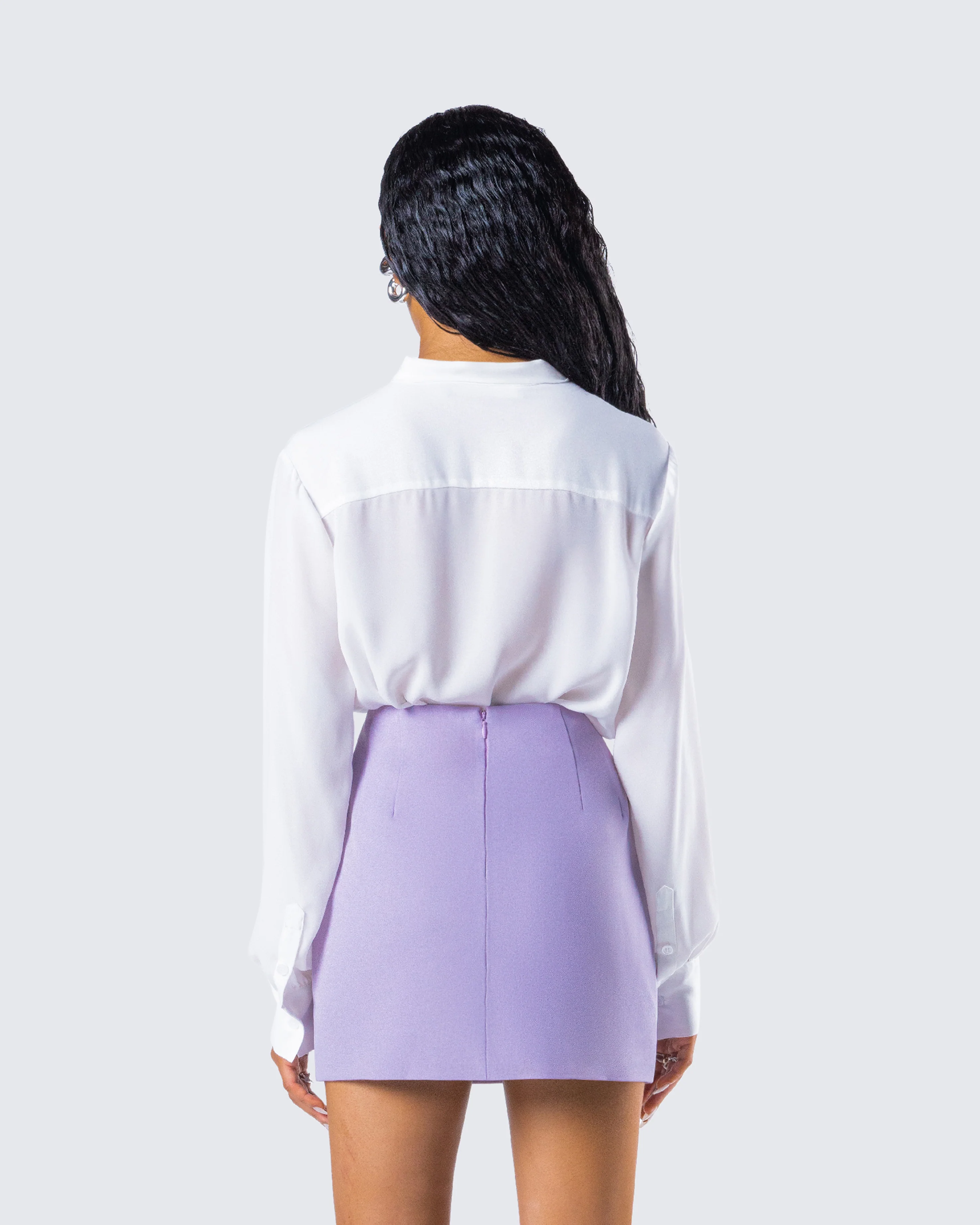 Maia White Pussy Bow Blouse - Image 7